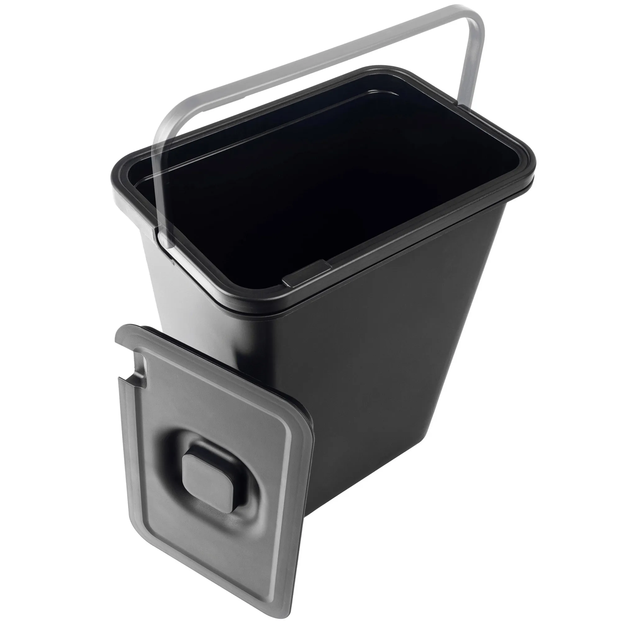 „Placey“ šiukšliadėžė, juoda, 10 l