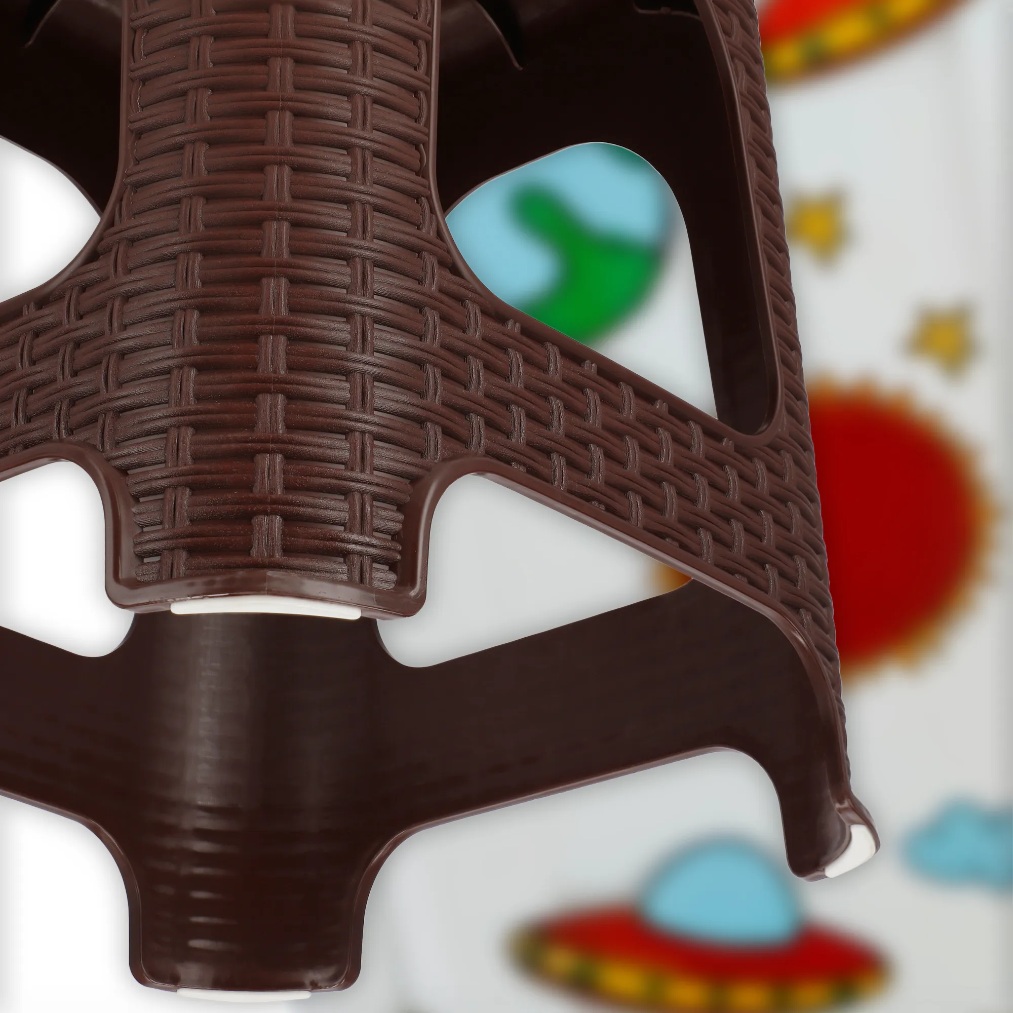 Rotango taburetė 45 x 26 cm ruda, 2 vnt.