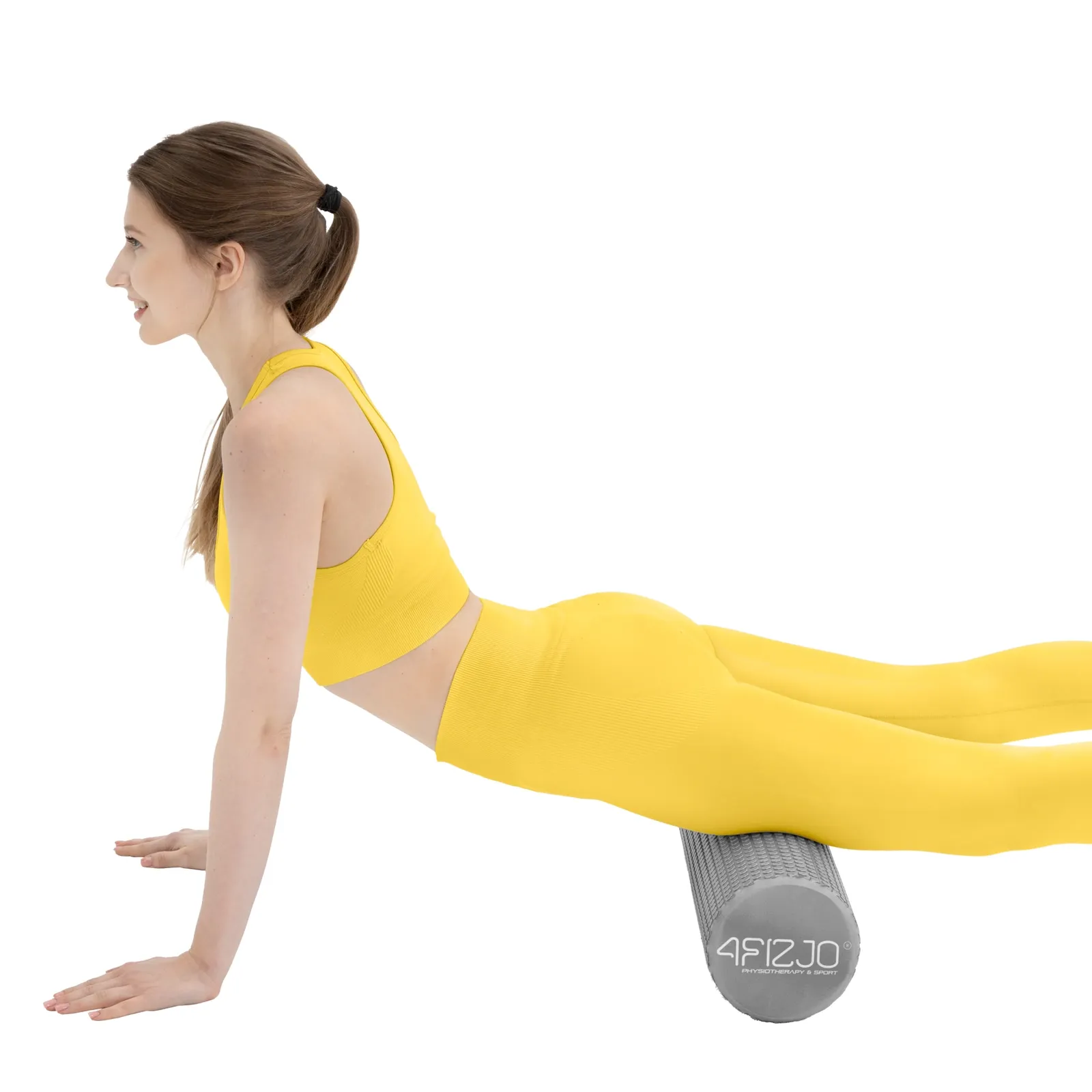 Masažinis volelis su gumbeliais CARE+ 90 cm pilkas