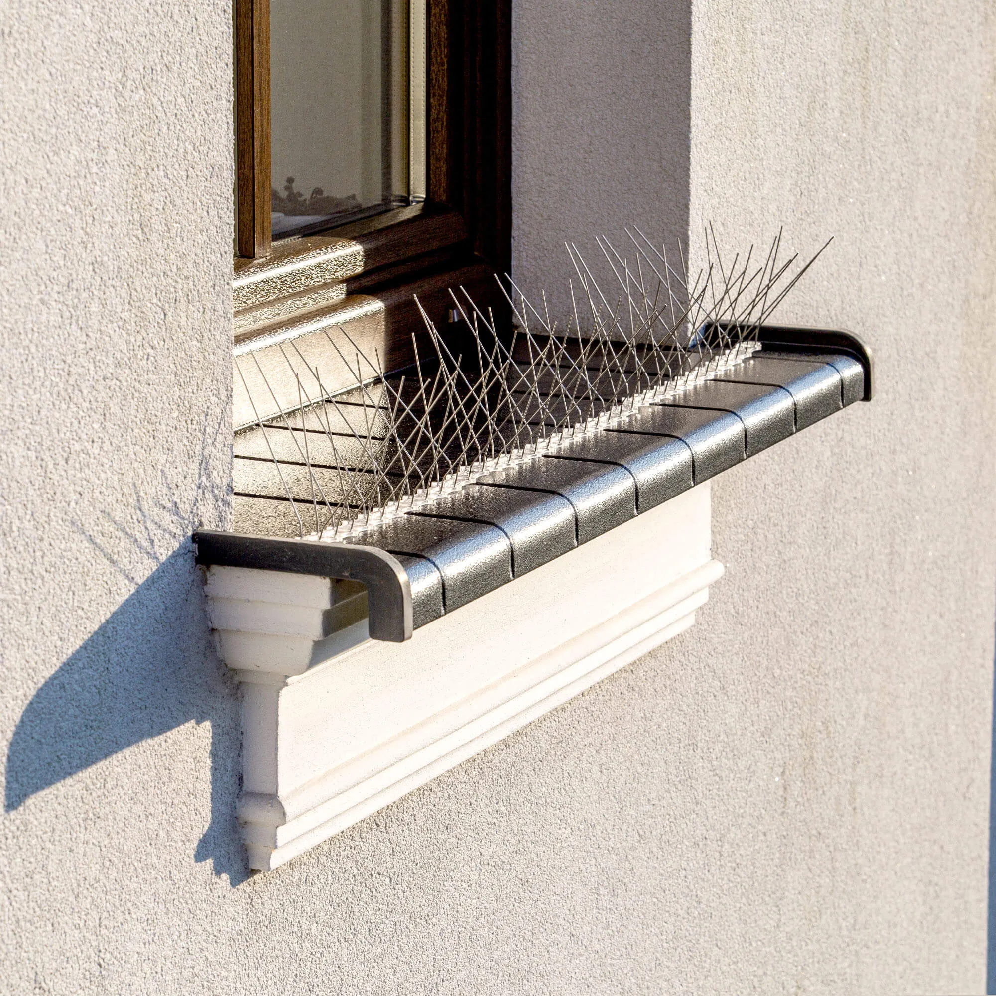 Nerūdijančio plieno paukščių smaigai 33 x 17 cm, 9 vnt.