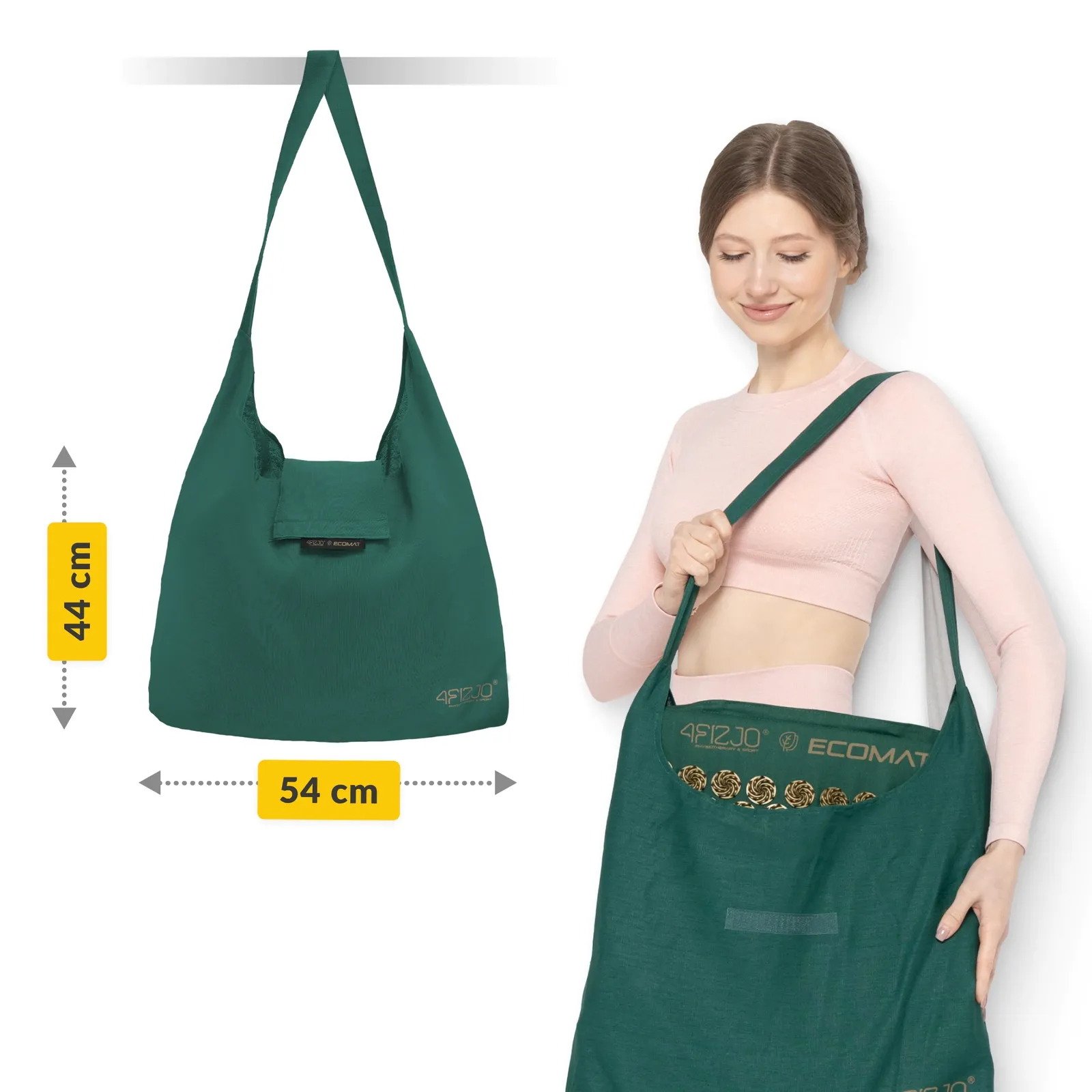 EKO akupresūros kilimėlis su pagalve