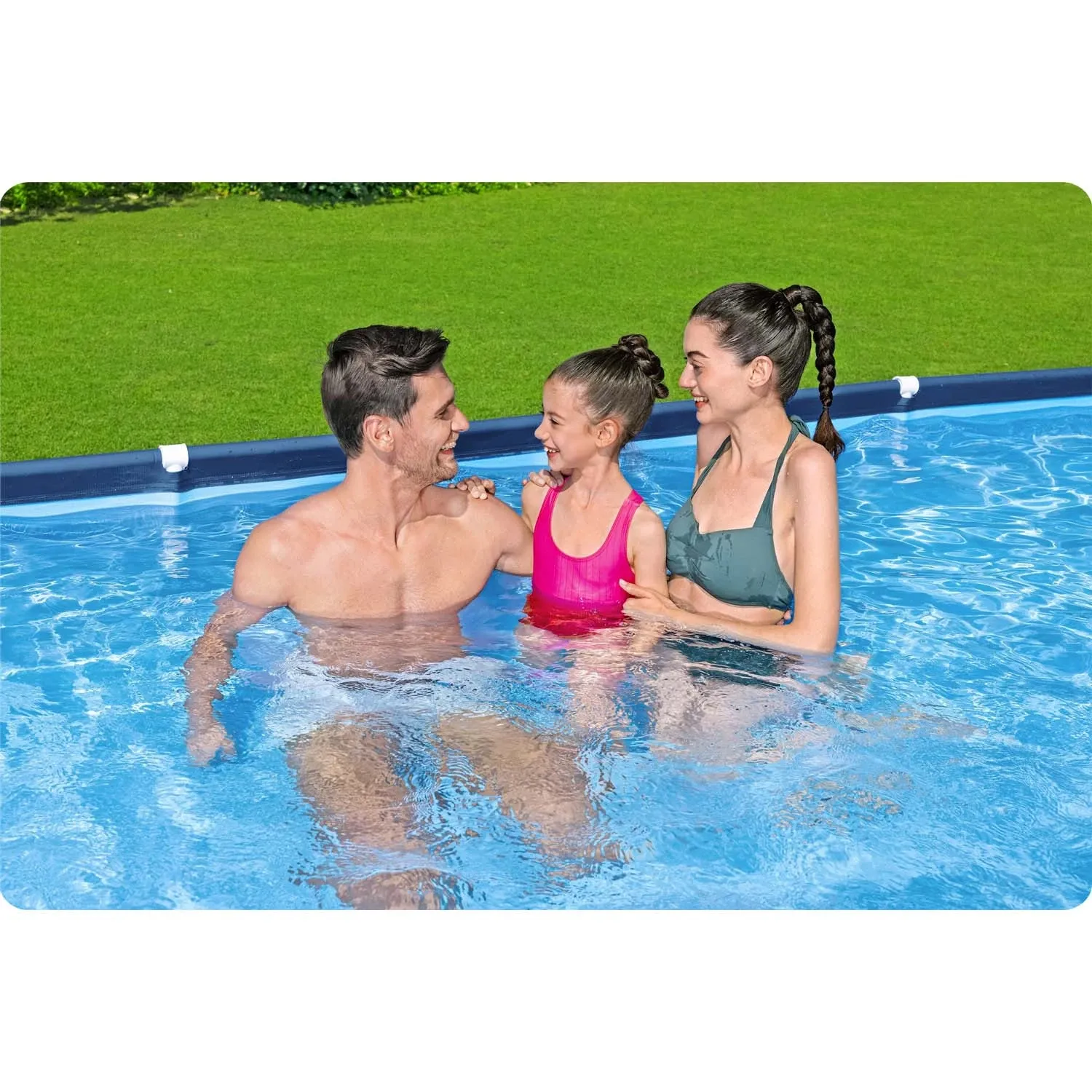 Karkasinis sodo baseinas 400 x 211 x 81 cm 15 viename Bestway 56405N - nuotrauka 1