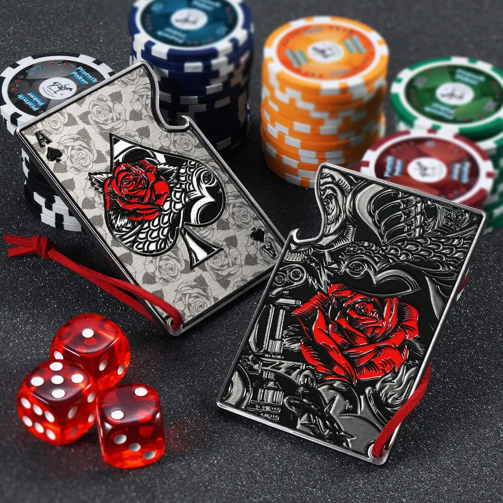 Banon butelių atidarytuvas 8 cm, juodos ir raudonos spalvos, kastuvas