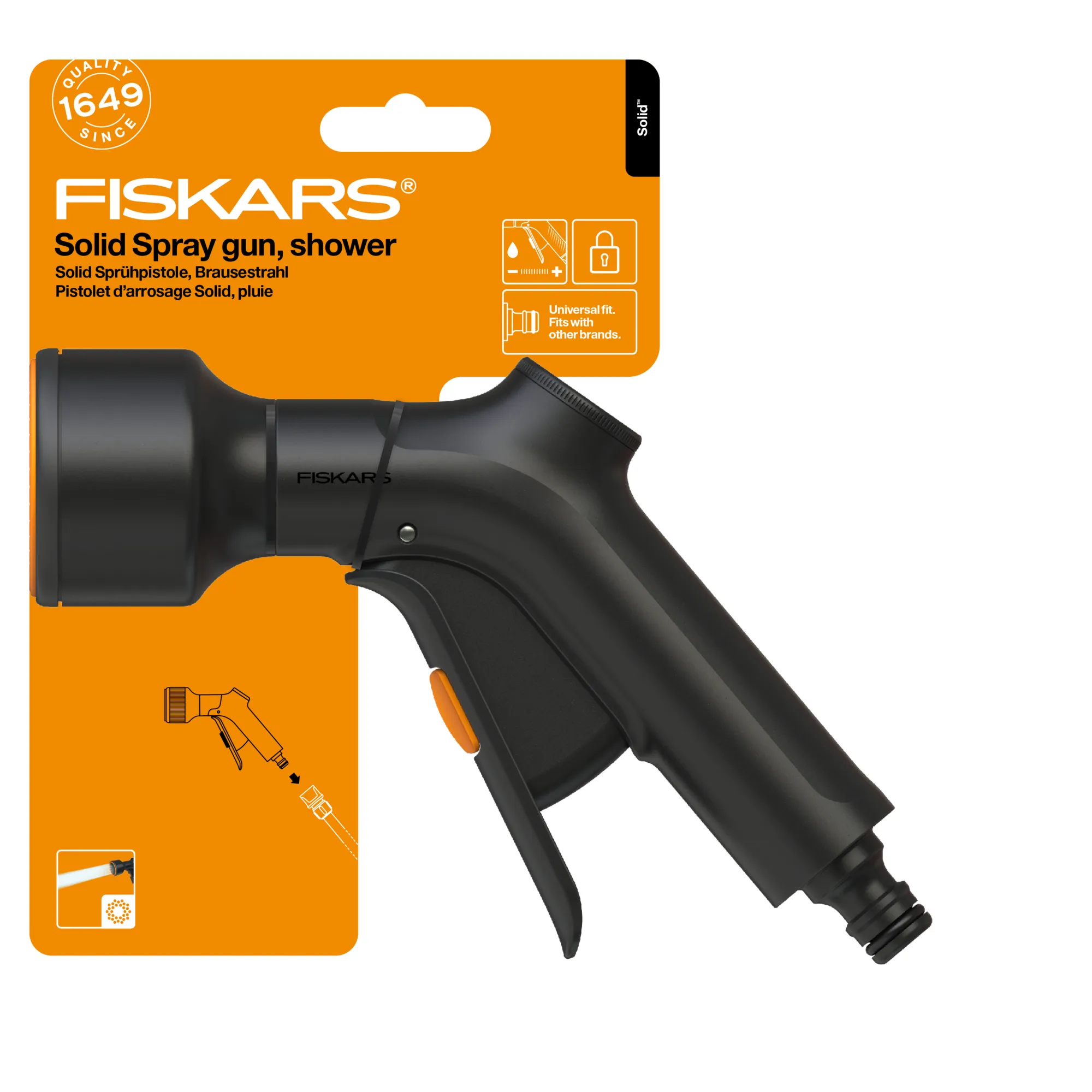 Fiskars 1070837 kietas purškimo pistoletas