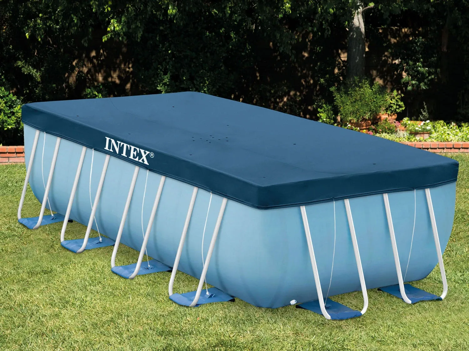 Karkasinio baseino uždangalas 400 x 200 cm INTEX 28037 - nuotrauka 1