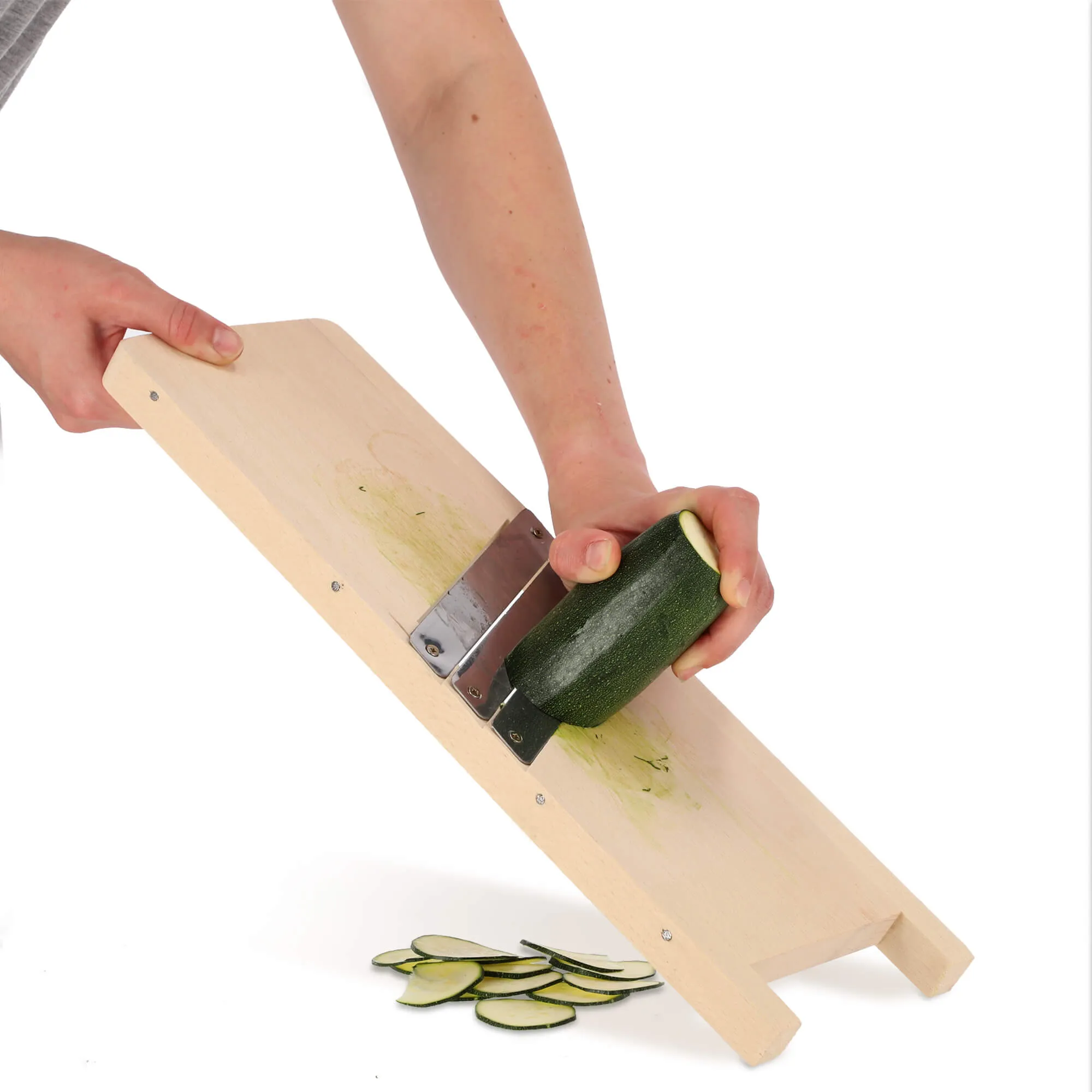 Cavalle medinis daržovių smulkintuvas, 3 ašmenys