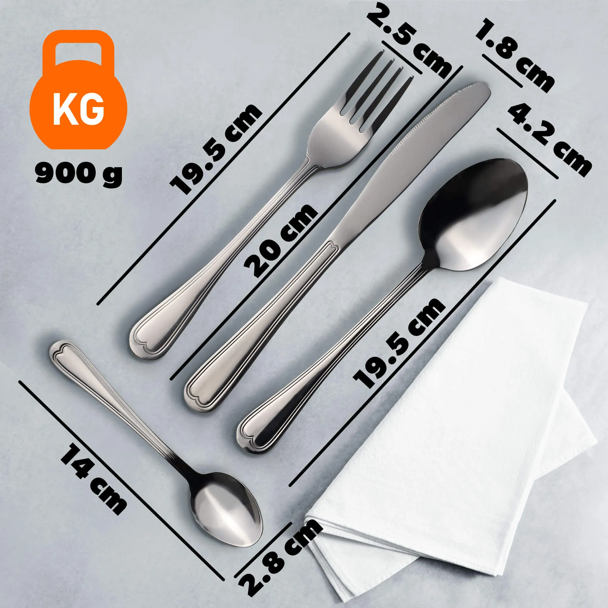 Berra stalo įrankių rinkinys, 24 dalys