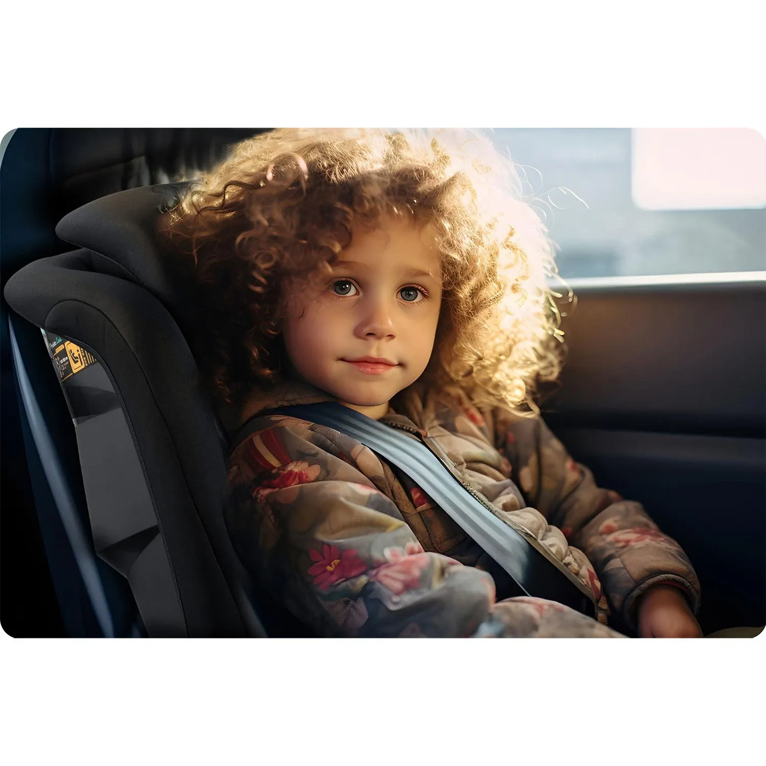Nukido Louis minkšta juoda automobilinė kėdutė 15-36 kg ISOFIX - nuotrauka 1