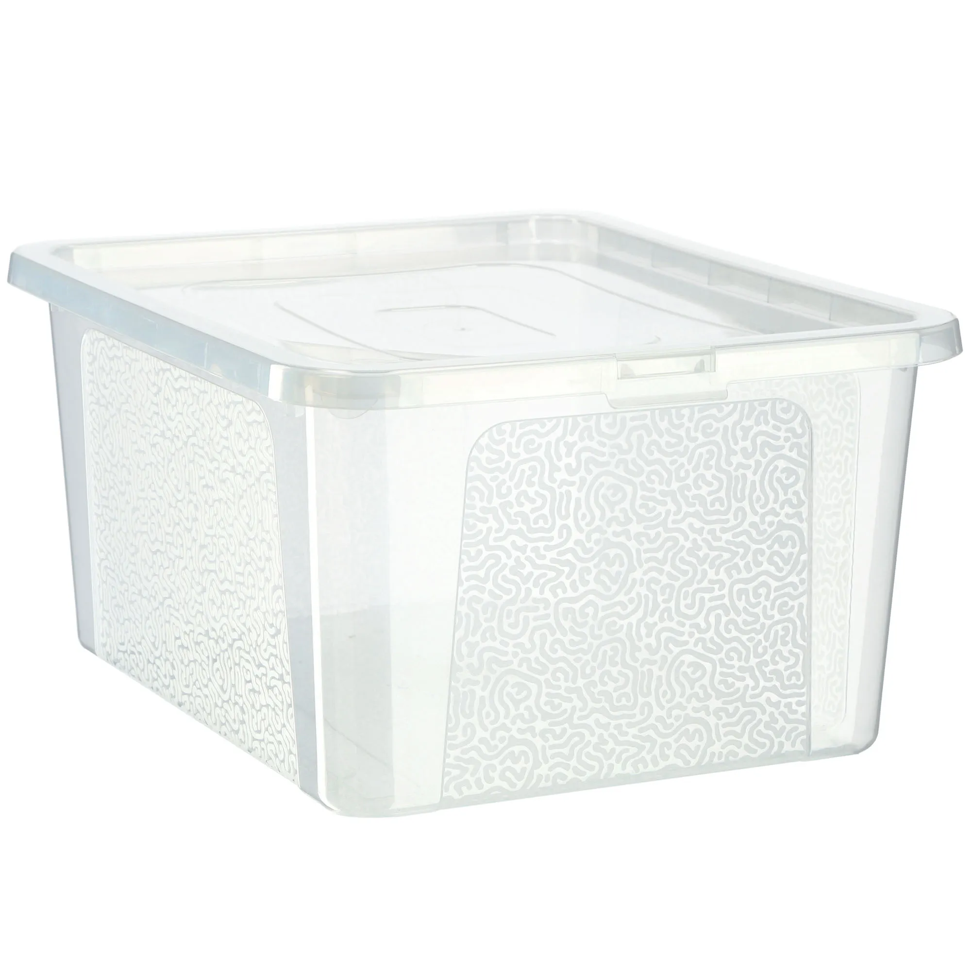 Dozza 20 litrų laikymo konteineris su dangčiu, bespalvis