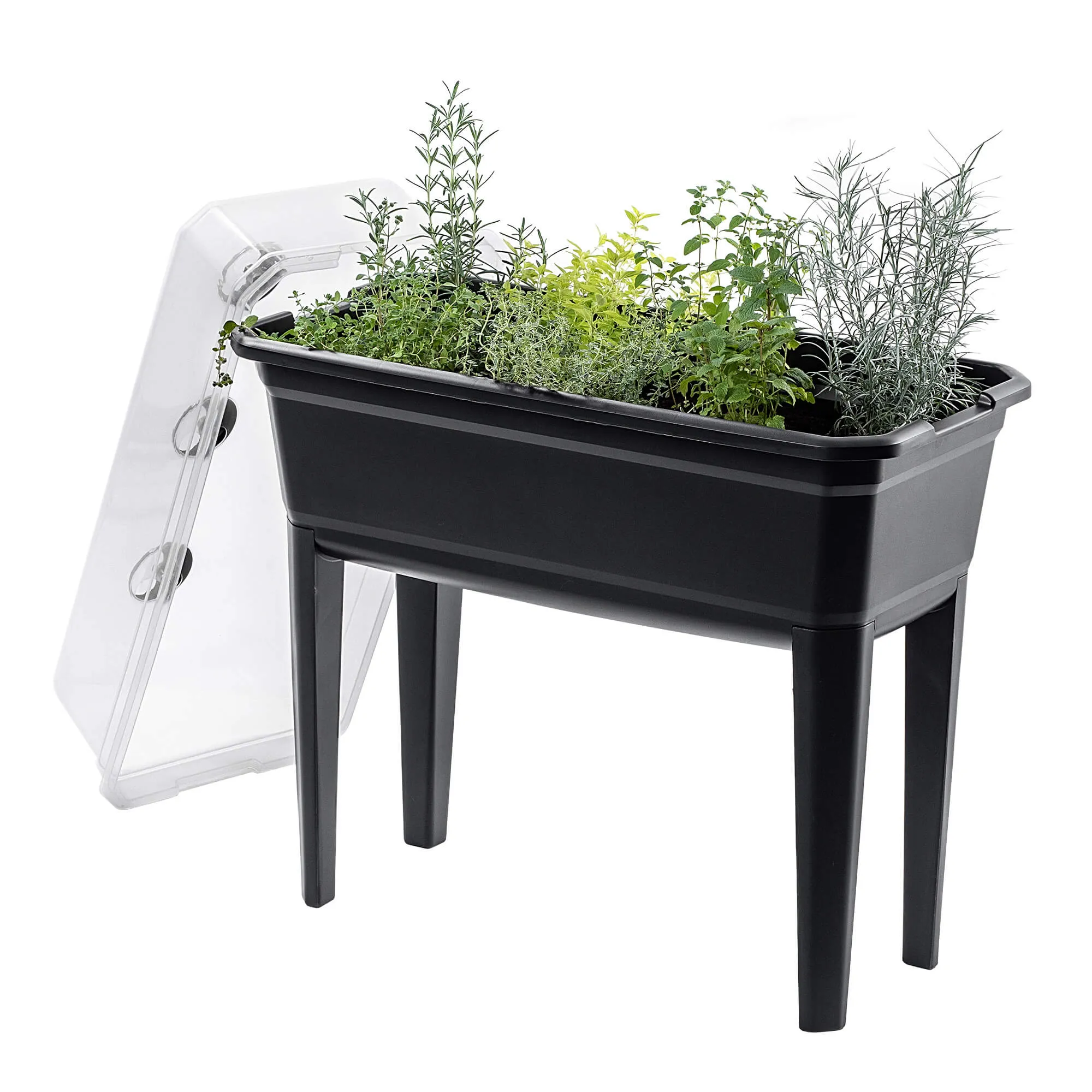 Nemea sodo šiltnamis 75 cm, antracito spalvos