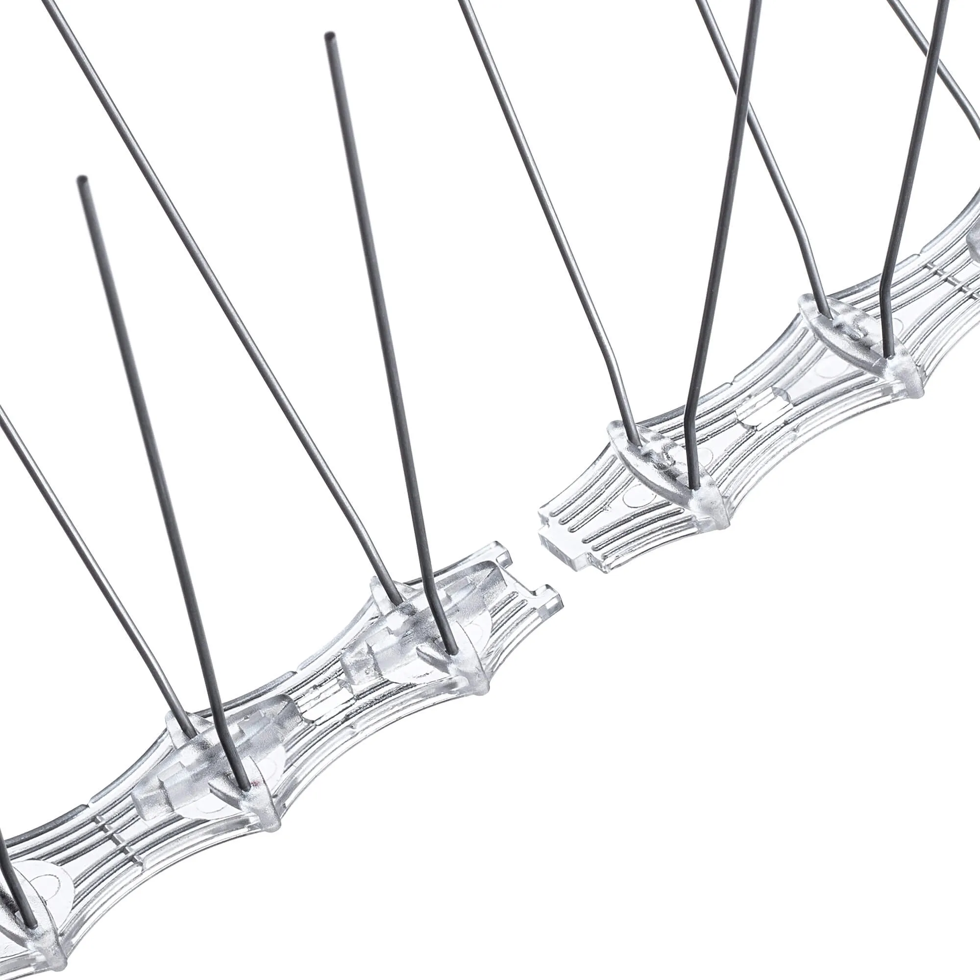 Nerūdijančio plieno paukščių smaigai, 33 x 10 cm, 9 vnt.