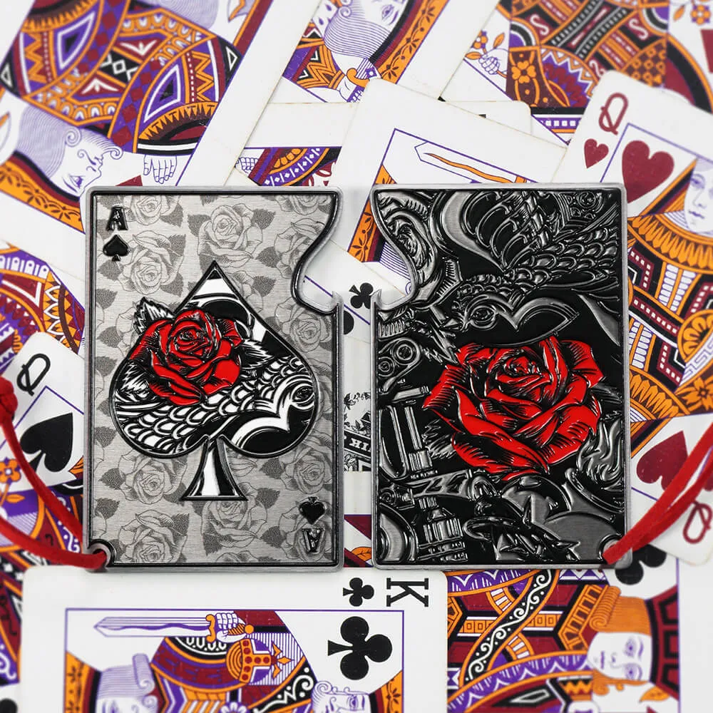 Banon butelių atidarytuvas 8 cm, juodos ir raudonos spalvos, kastuvas