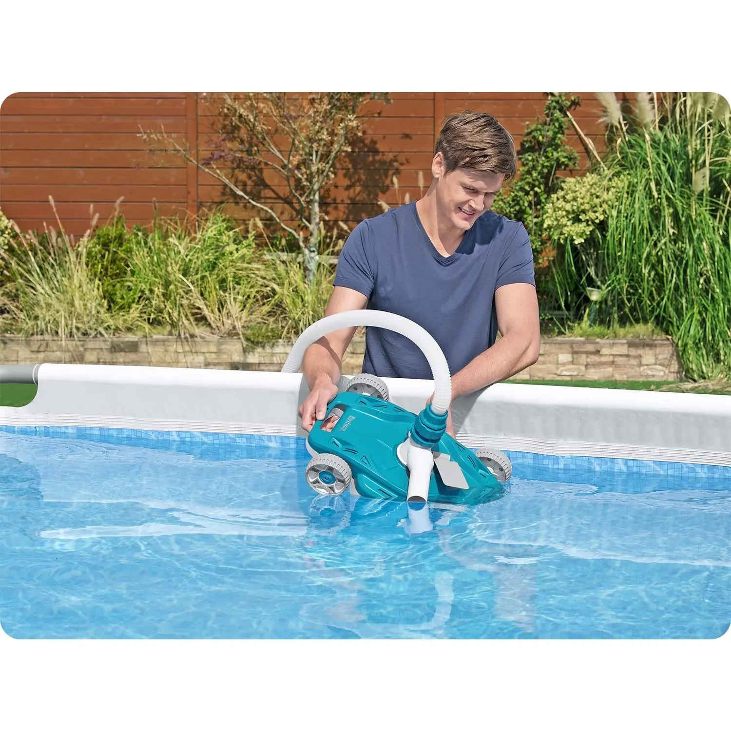 „Bestway 58665“ automatinis baseino dulkių siurblys - nuotrauka 1