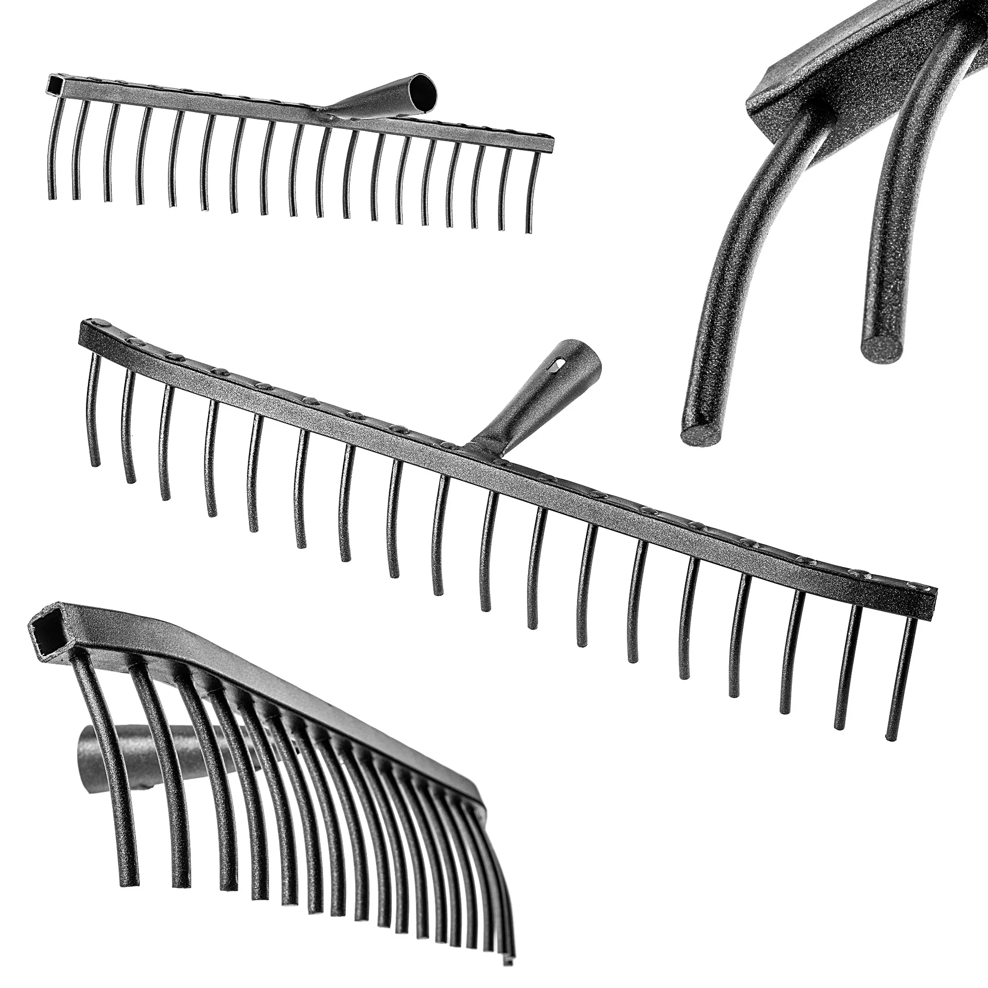 „Conde“ 18 dantų akmenų grėblys be rankenos