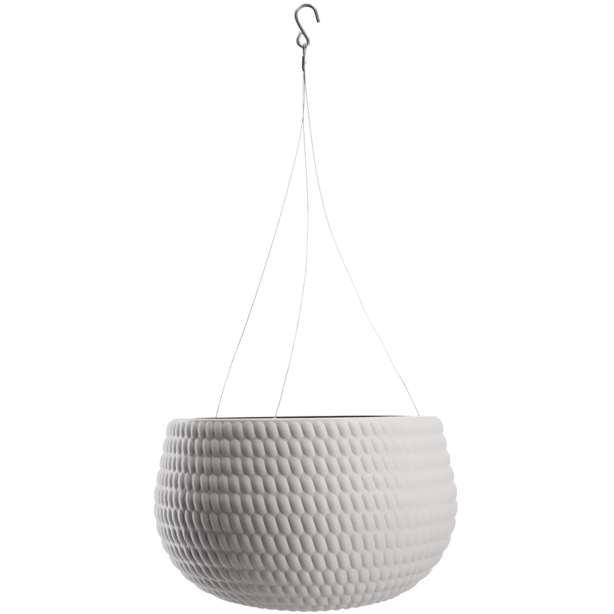 Pakabinamas rutulinis vazonas su įdėklu Serro 29 cm