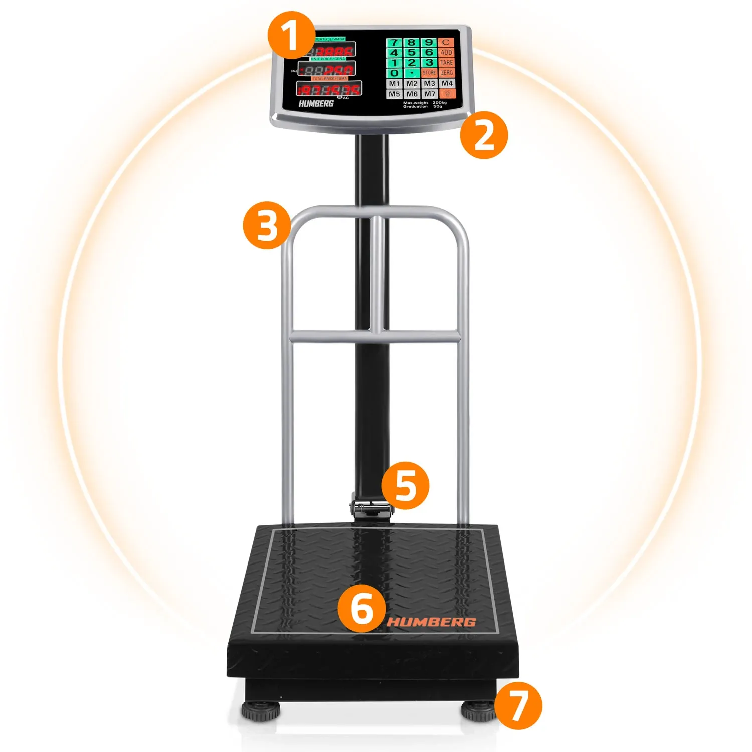 Pramoninis mastas 150 kg Humberg MH-191 - nuotrauka 1