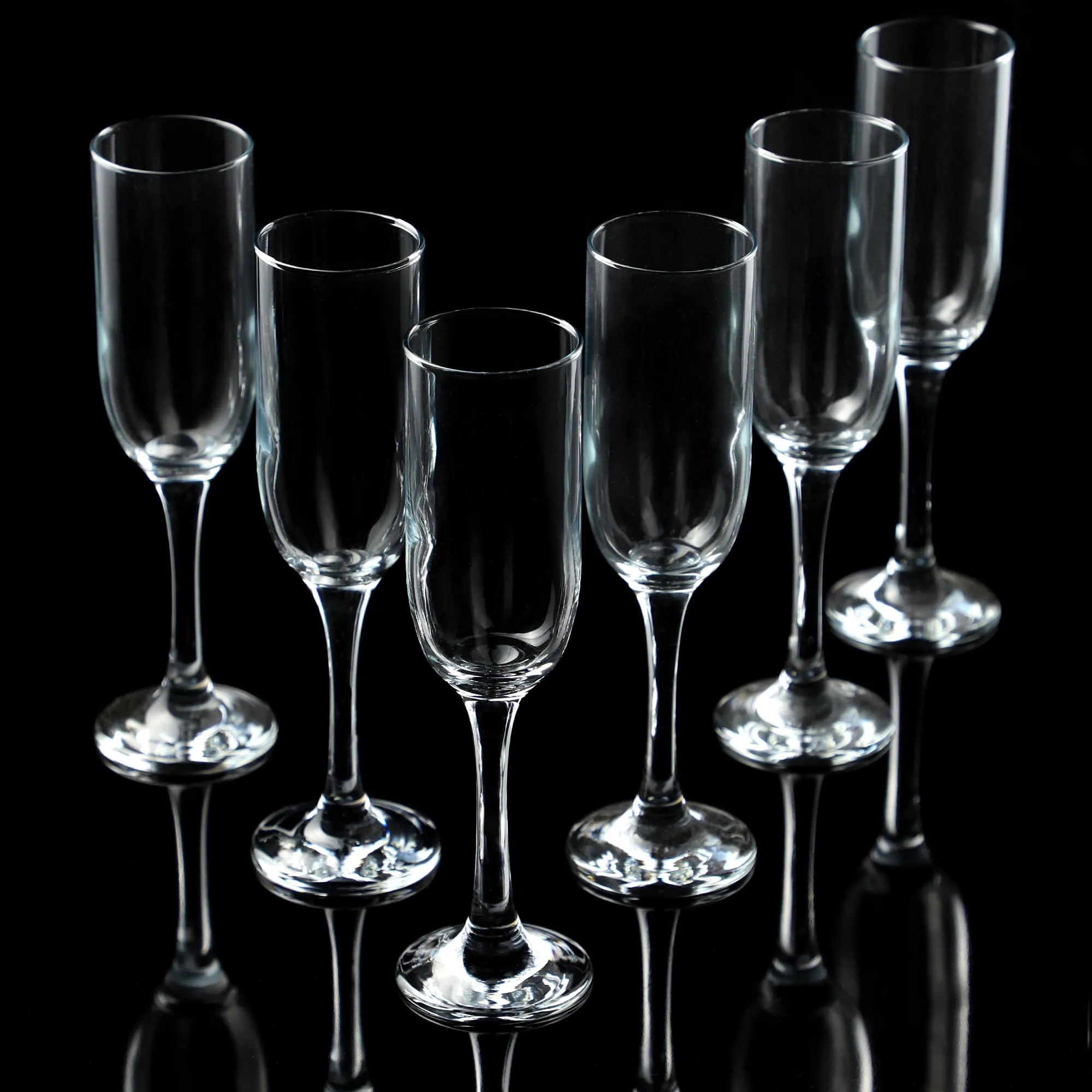 Lampi šampano taurės 210 ml, 6 vnt.