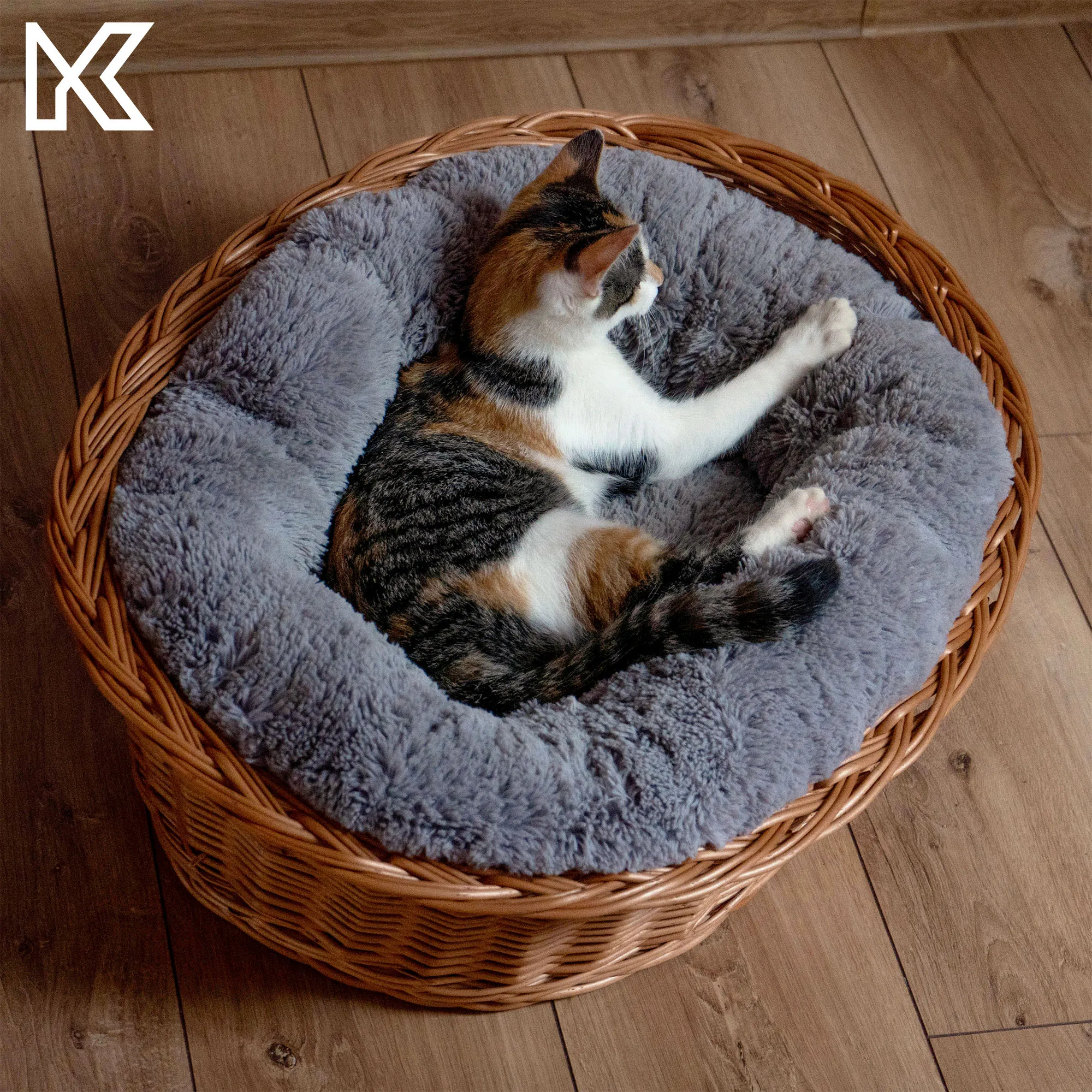 Bardi pintas šezlongas 58 x 32 cm, natūralus