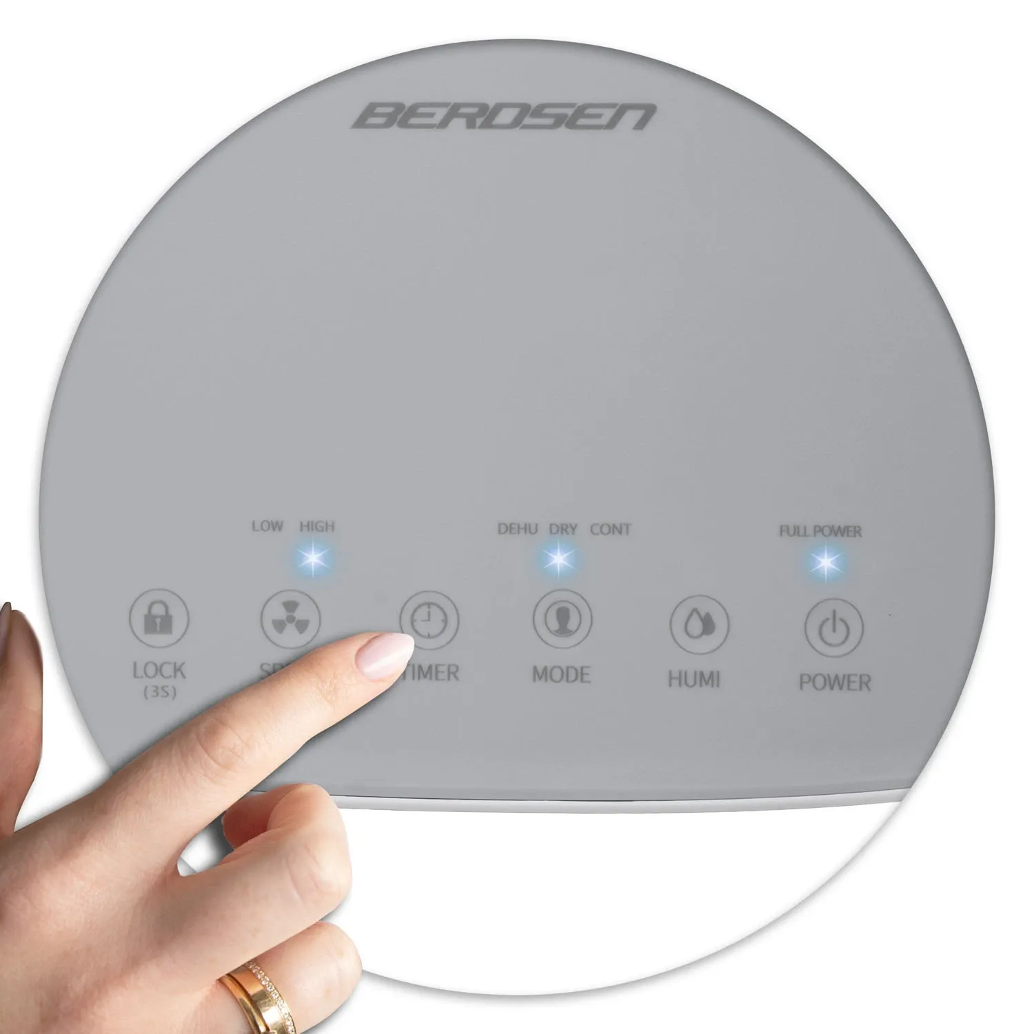 Berdsen BD-525 kompresorinis oro džiovintuvas - drėgmės sugėriklis, baltas - nuotrauka 1