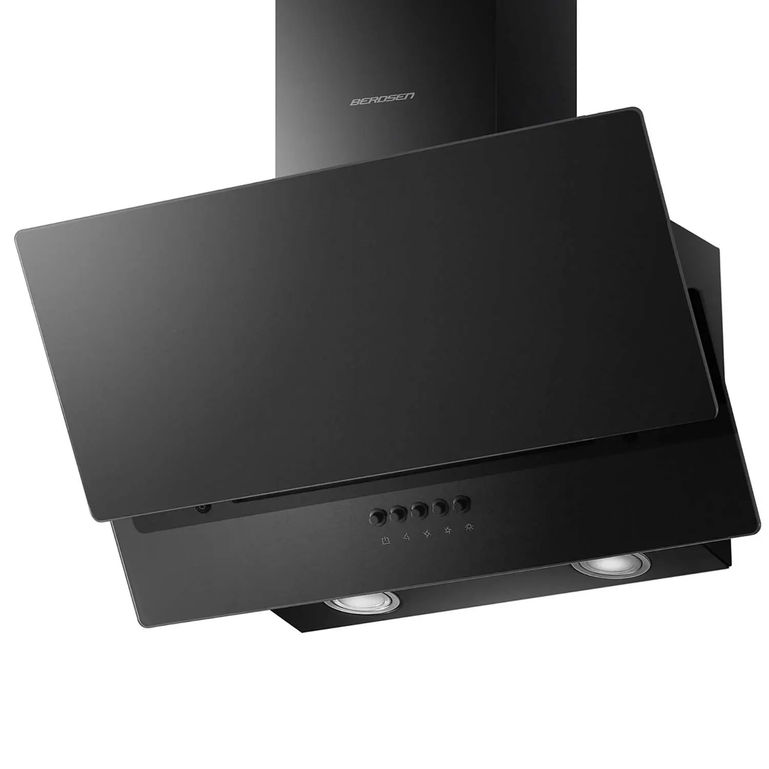 Berdsen BT-211 60 cm kamino formos viryklės gartraukis, juodas - nuotrauka 1