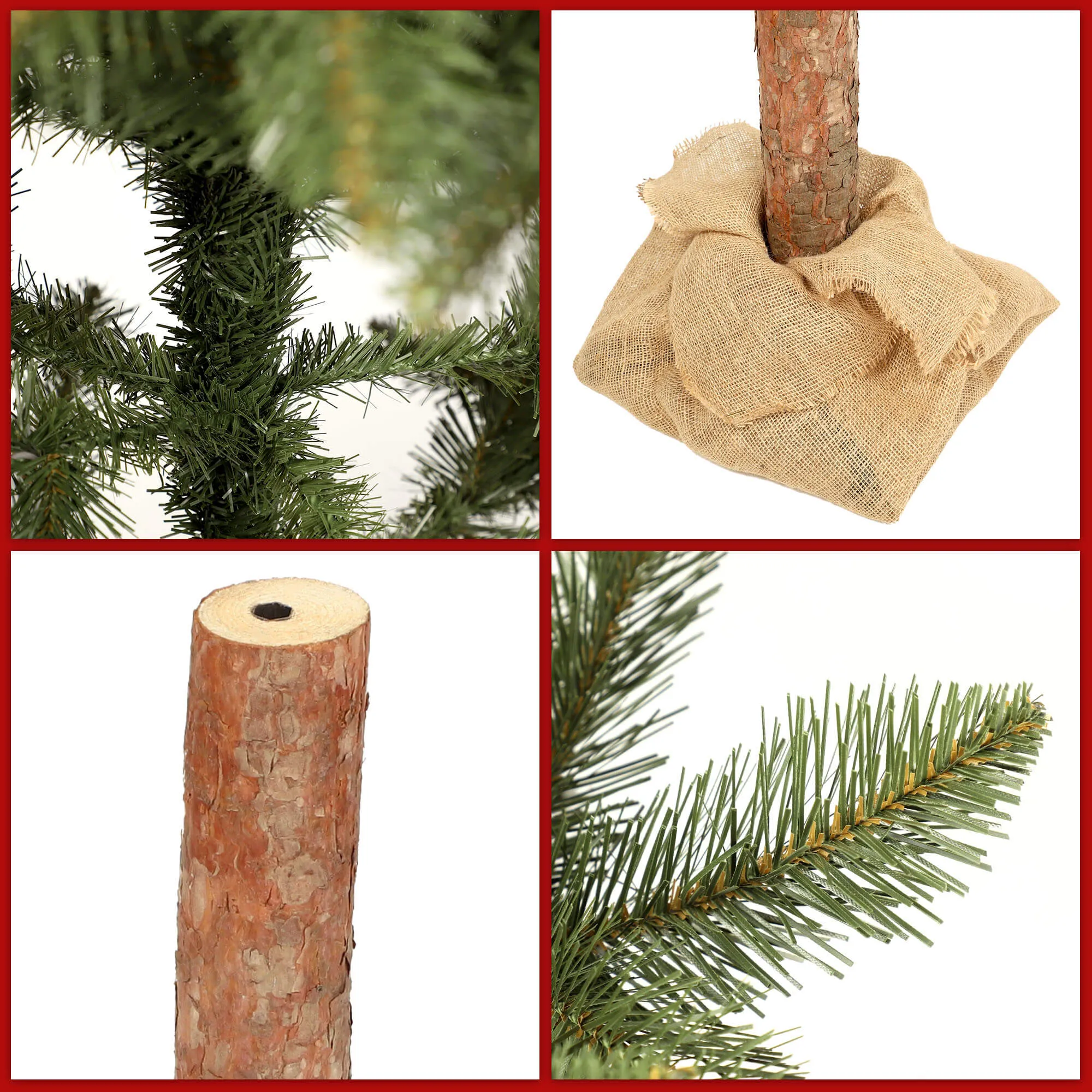 Dirbtinė Kalėdų eglutė Mireval ant kamieno 180 cm