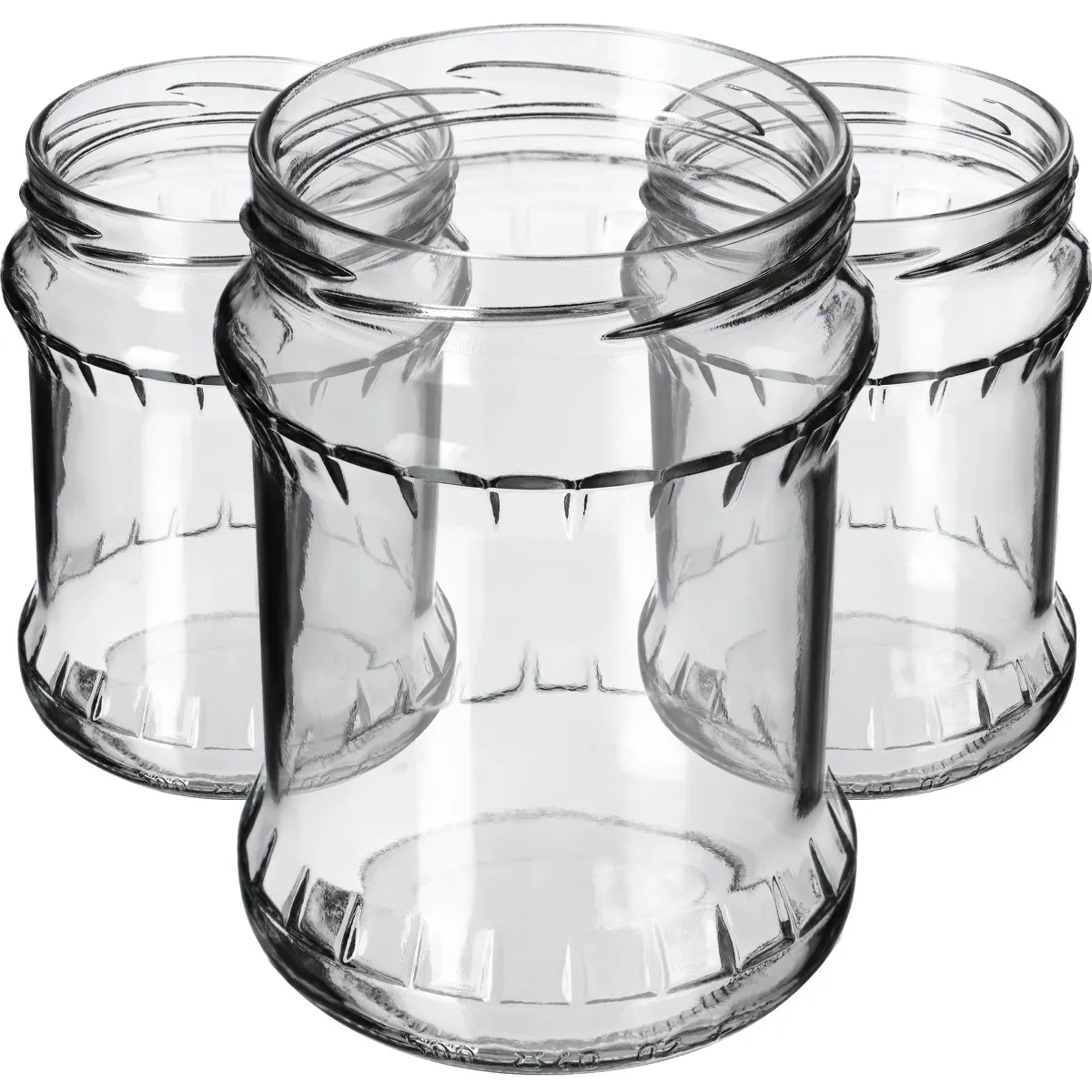 Kisko konservavimo stiklainiai 500 ml 8 vnt. 82 mm be dangtelių