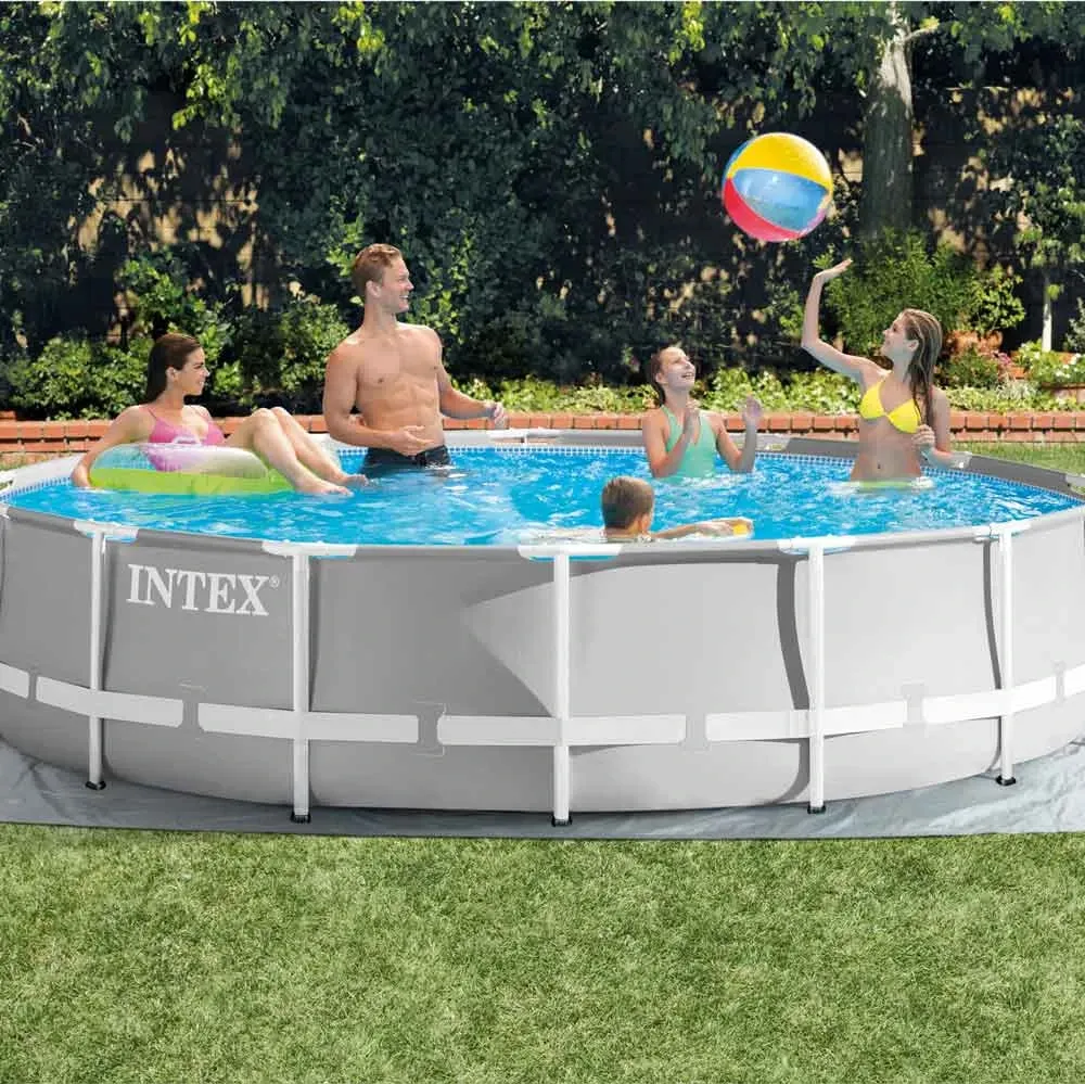 Karkasinis sodo baseinas 427 x 107 cm 12 viename INTEX 26720GN - nuotrauka 1