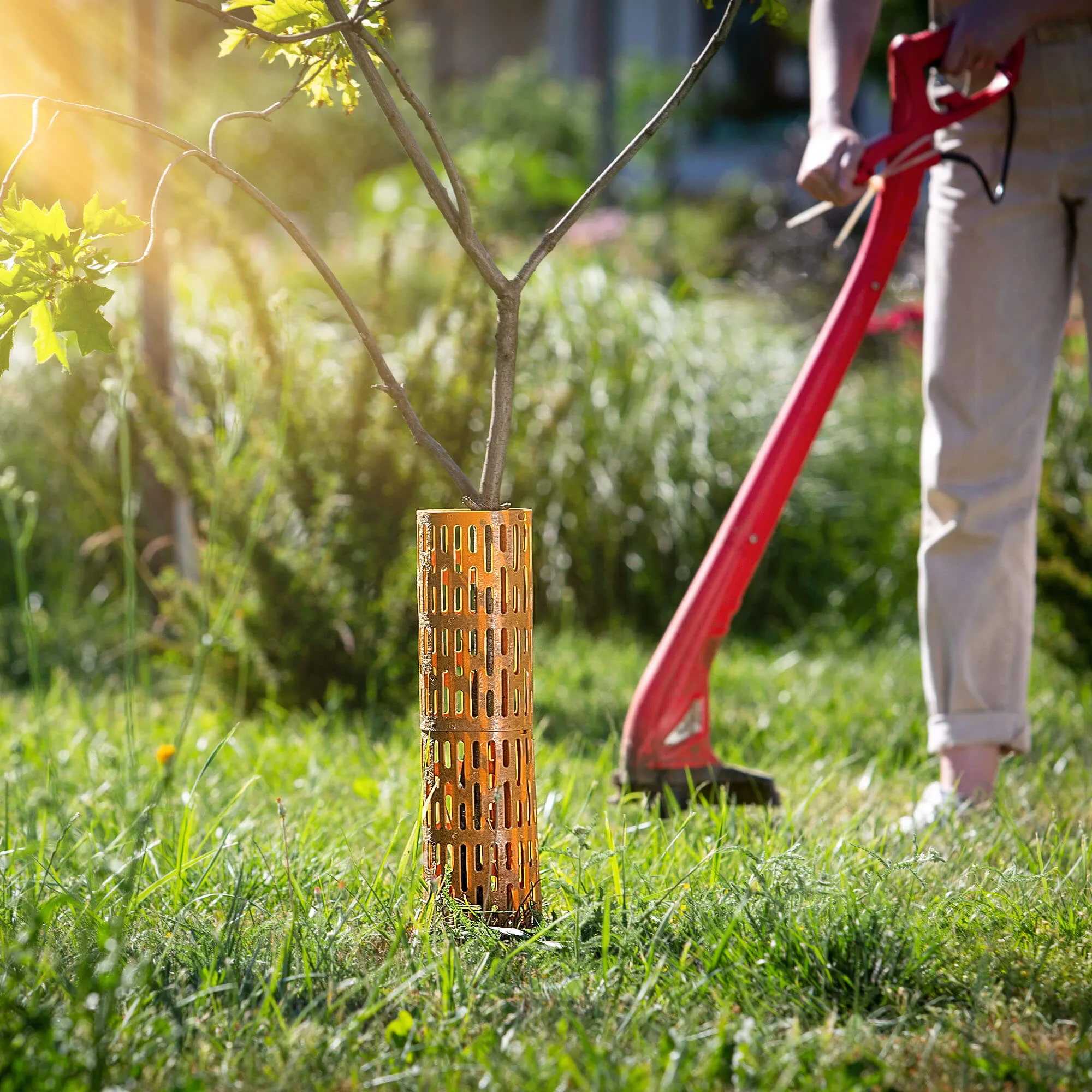 Ydes medžio kamieno uždangalai 20 x 33 cm rudi 3 vnt.