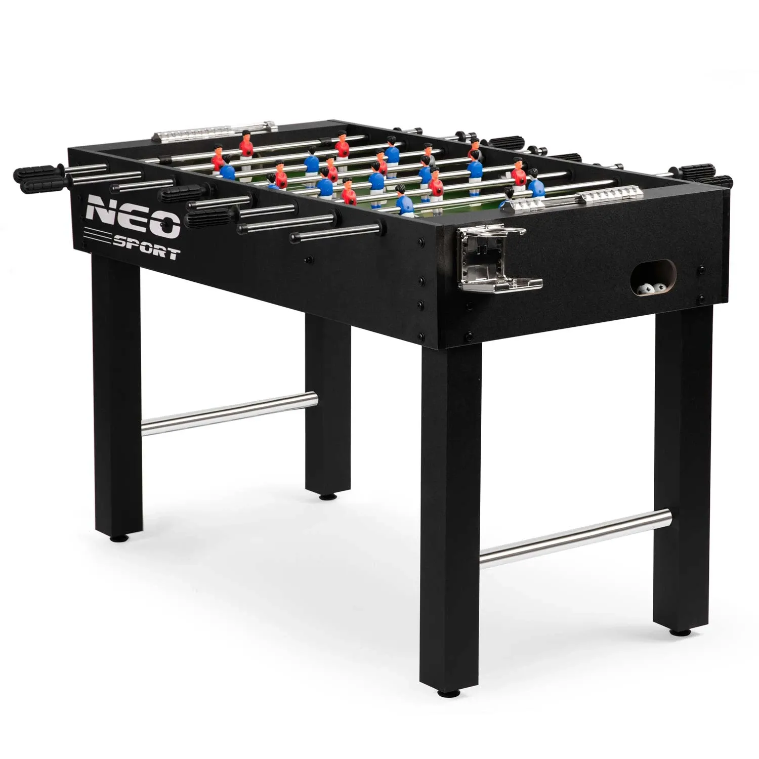 Neosport NS-402 juodas stalo futbolo stalas - nuotrauka 1