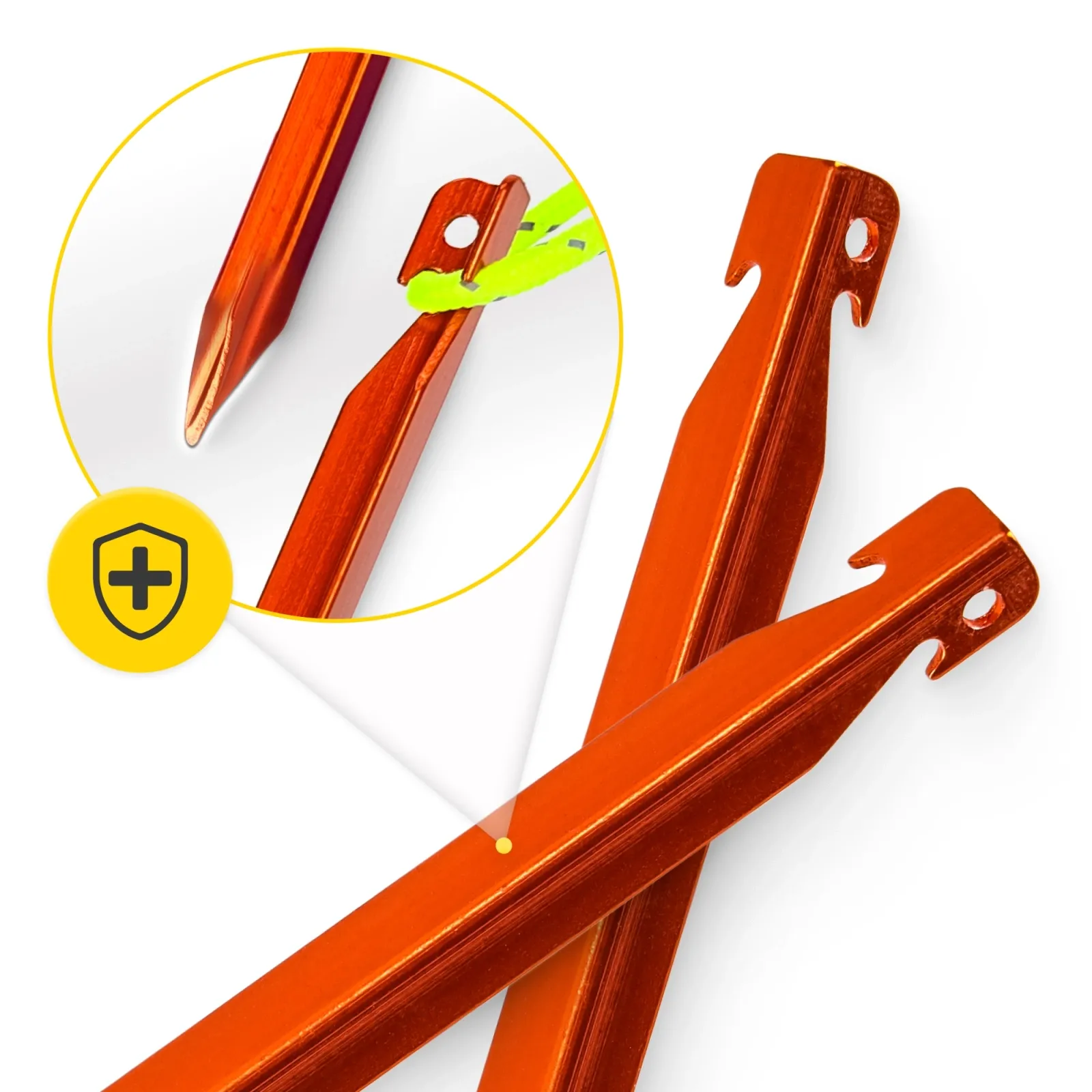 Aliumininiai palapinės kuoliukai