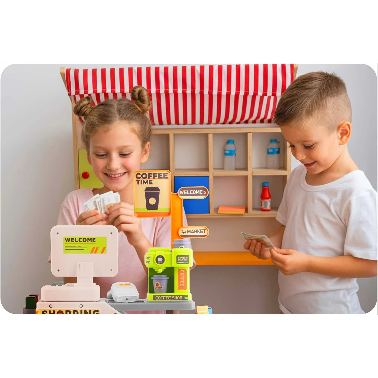 Interaktyvus žaislinis kasos aparatas RK-822 Ricokids - nuotrauka 1