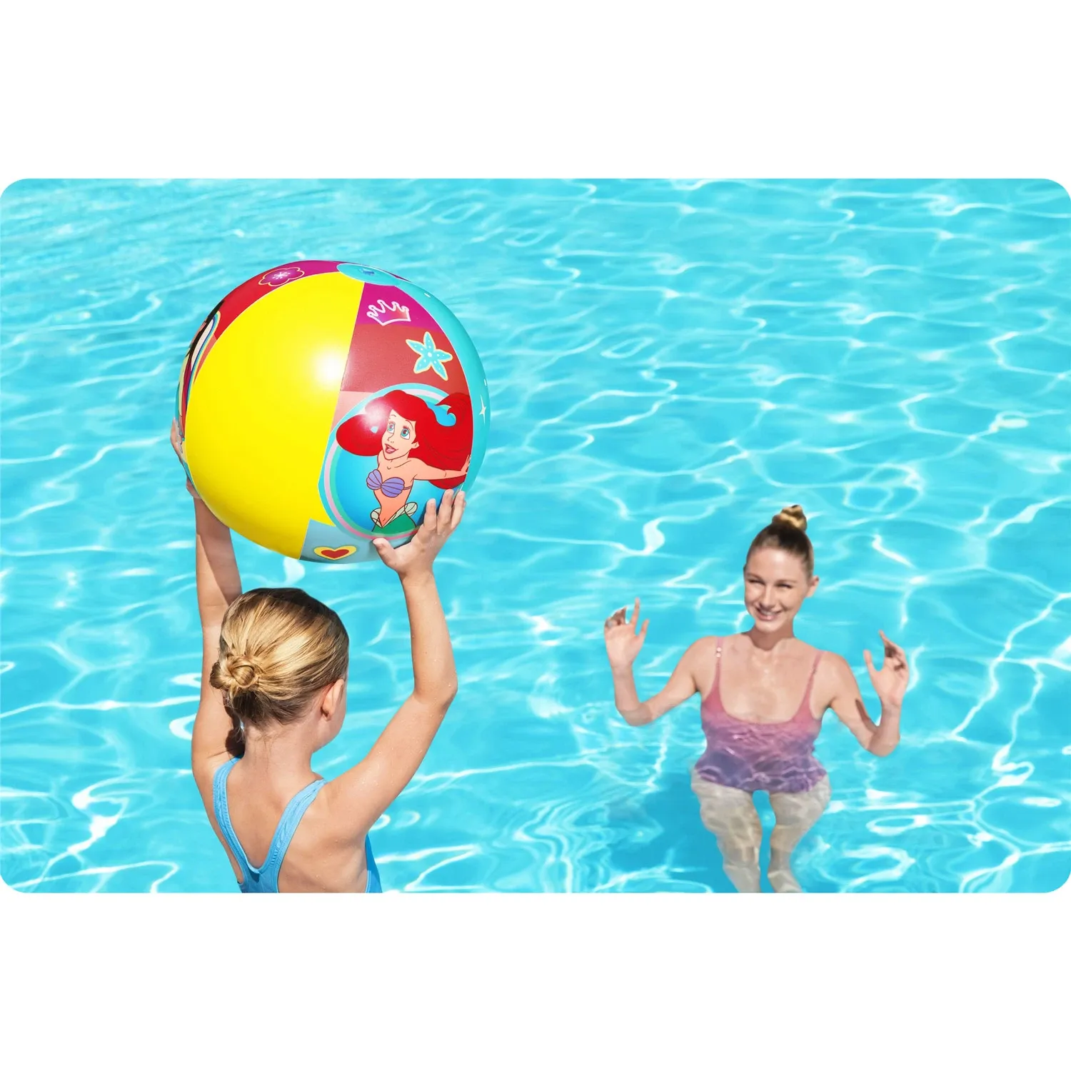 Vaikiškas paplūdimio kamuolys 51 cm Disney Princess Bestway 91042 - nuotrauka 1