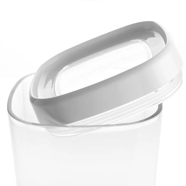 Duna kvadratinis indas 600 ml, baltas