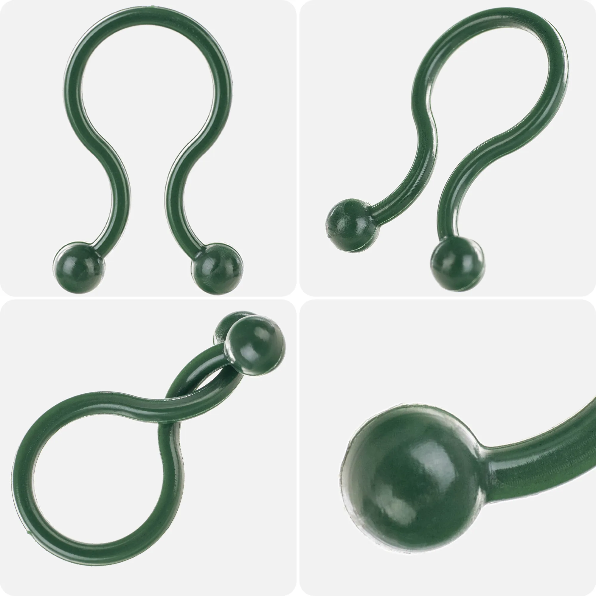 Trezze augalų spaustukai 50 vnt. 18 mm