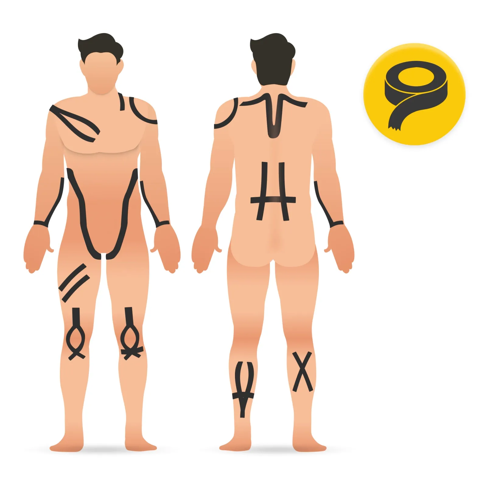Kineziologinis teipas 5 cm x 31 m