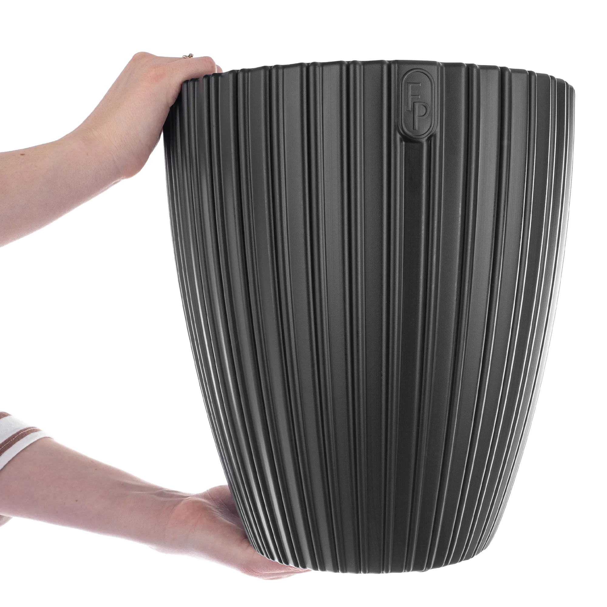 Raivael gėlių vazonas 40 cm juodas