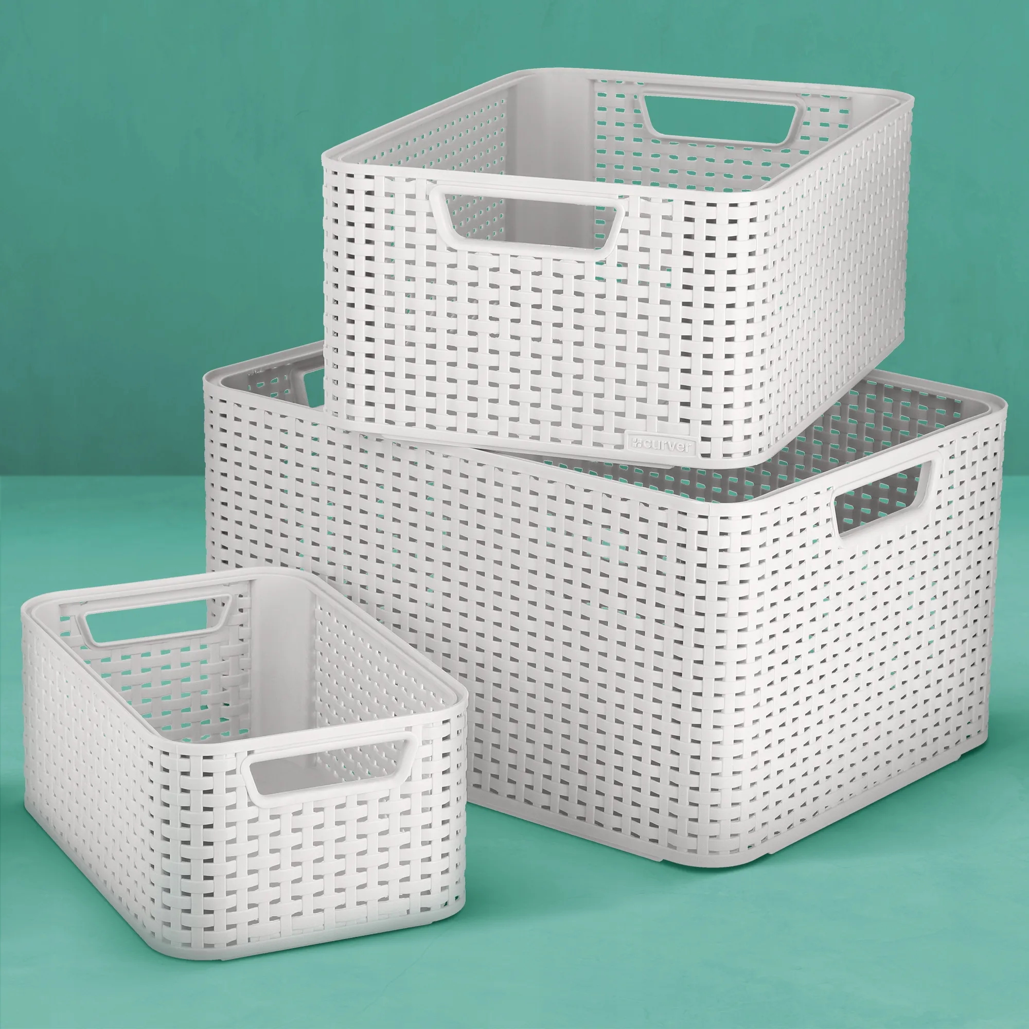 „Curver Style“ 18 litrų sandėliavimo konteineris, šviesiai pilkas