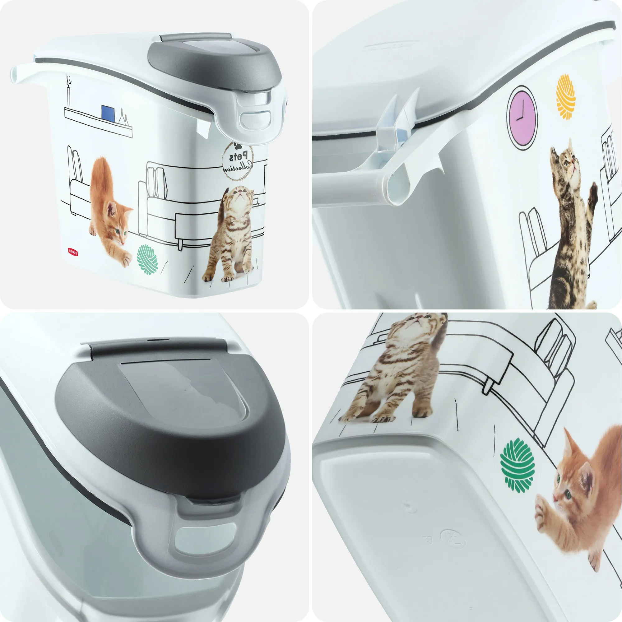 Curver Pet Life kačių maisto konteineris 15 l