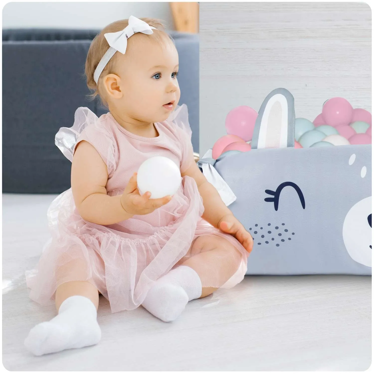 Interaktyvus edukacinis kilimėlis 110 x 100 cm Ricokids Rabbit - nuotrauka 1