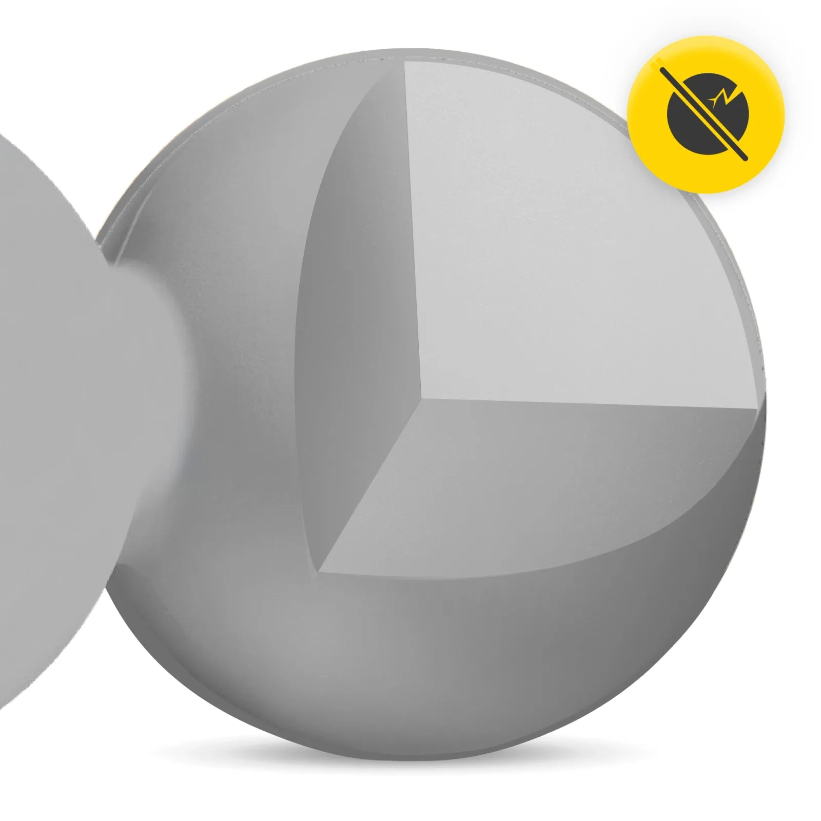 Dvigubas masažo kamuoliukas DOUBLE BALL pilkas