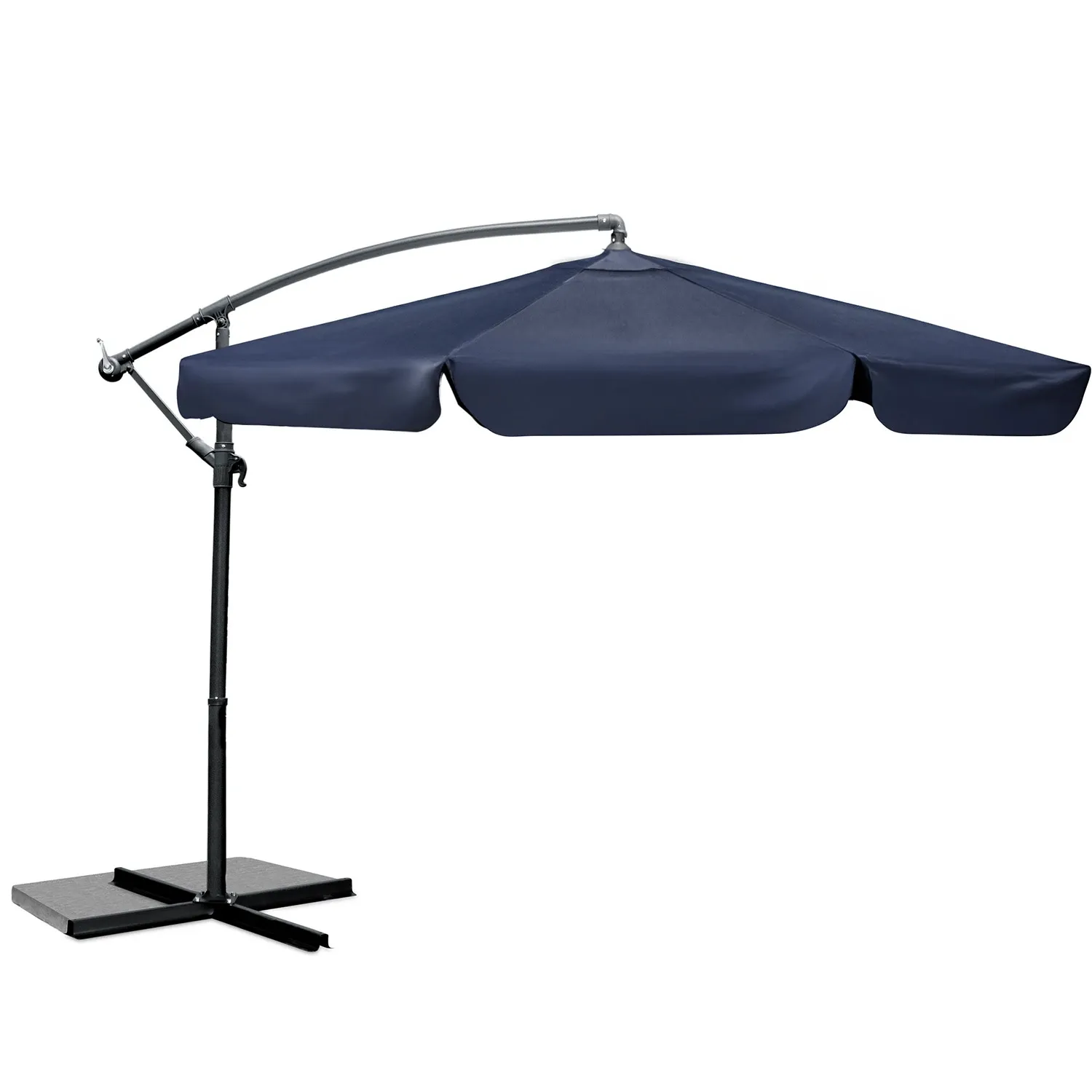 Sulankstomas sodo skėtis, 6 dalių, 350 cm, su uždanga, „Plonos PL-880“ - nuotrauka 1