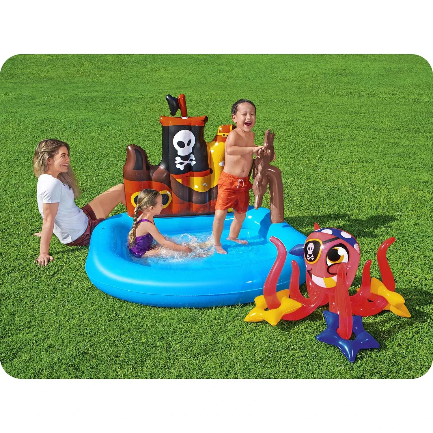 Pripučiama žaidimų aikštelės valtis 140 x 130 x 104 cm Bestway 52211 - nuotrauka 1