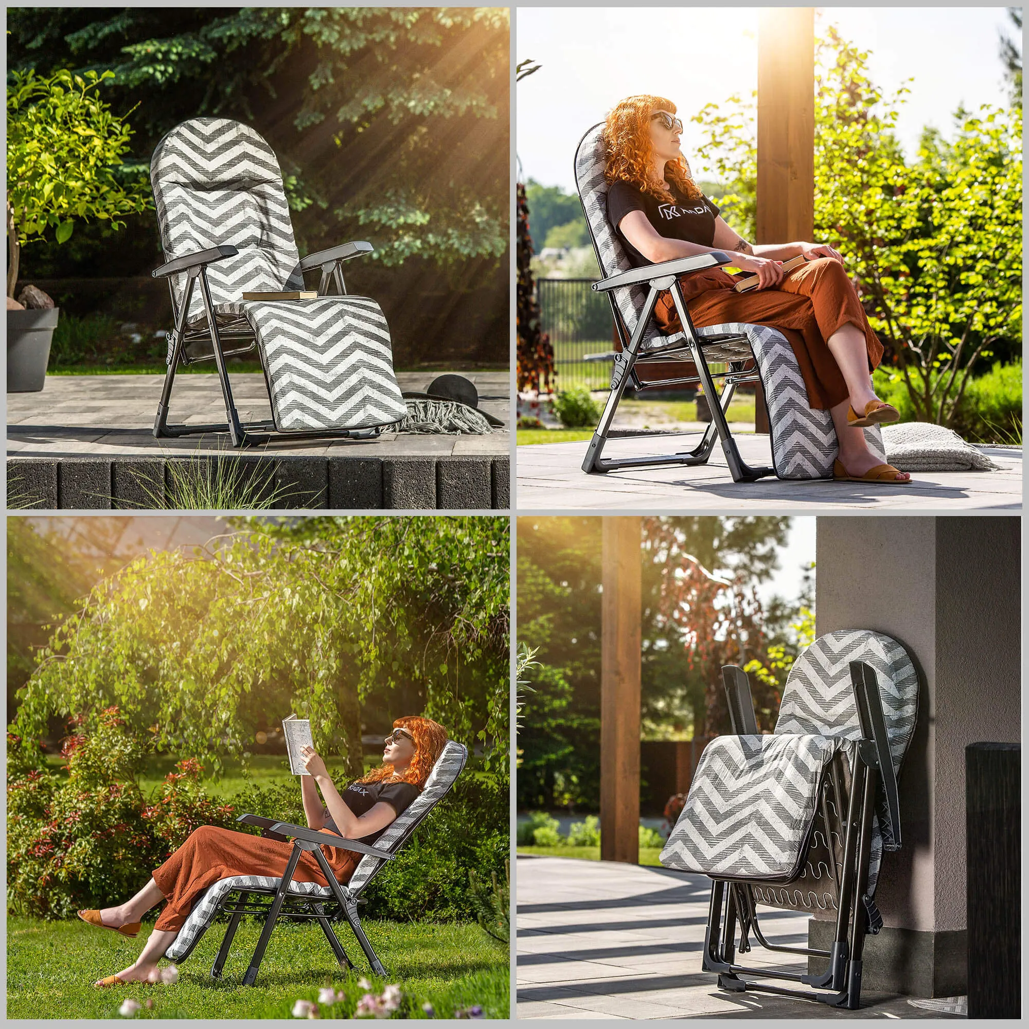 „Soller Plus“ sodo gultas 150 x 68 cm „Zigzag“