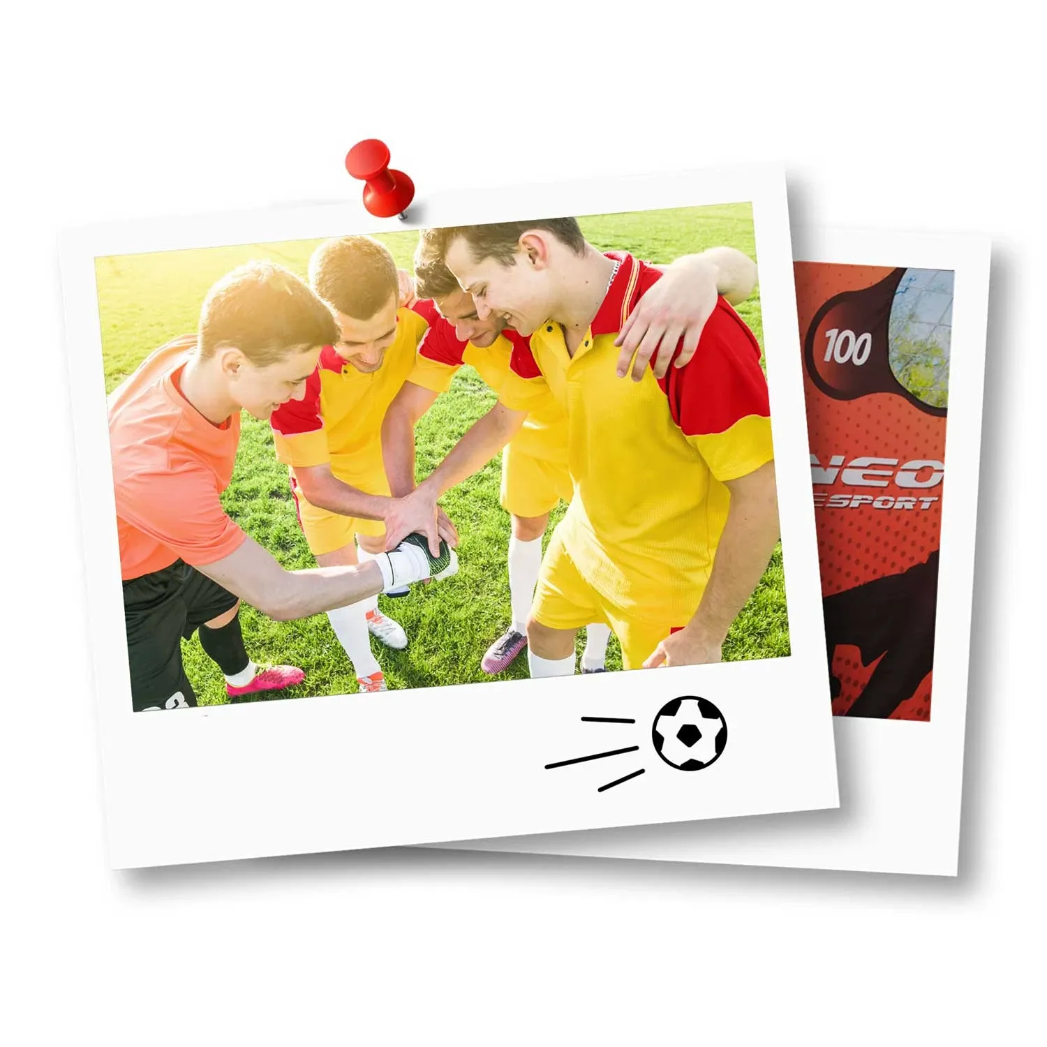 Futbolo vartai 245 x 155 x 80 cm + taikinio kilimėlis - nuotrauka 1