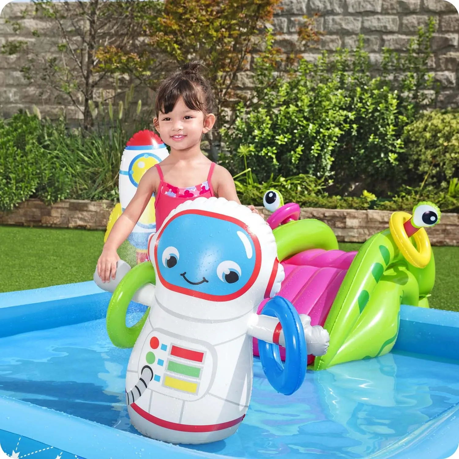 Pripučiama žaidimų aikštelė Astronautas 228 x 206 x 84 cm Bestway 53126 - nuotrauka 1