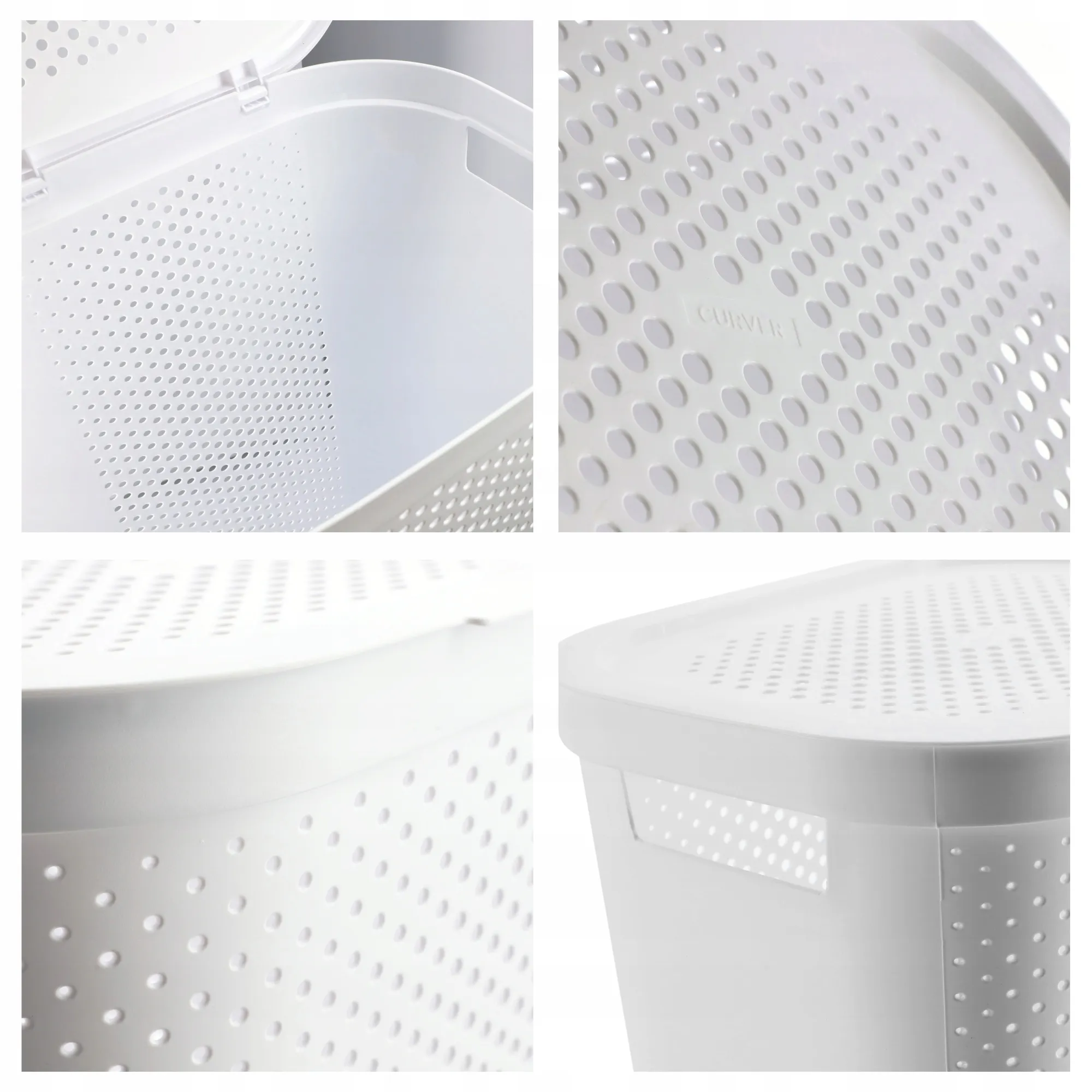 „Curver Infinity“ 60 l talpos krepšeliai su dangčiu, spalvų mišinys, 2 vnt.