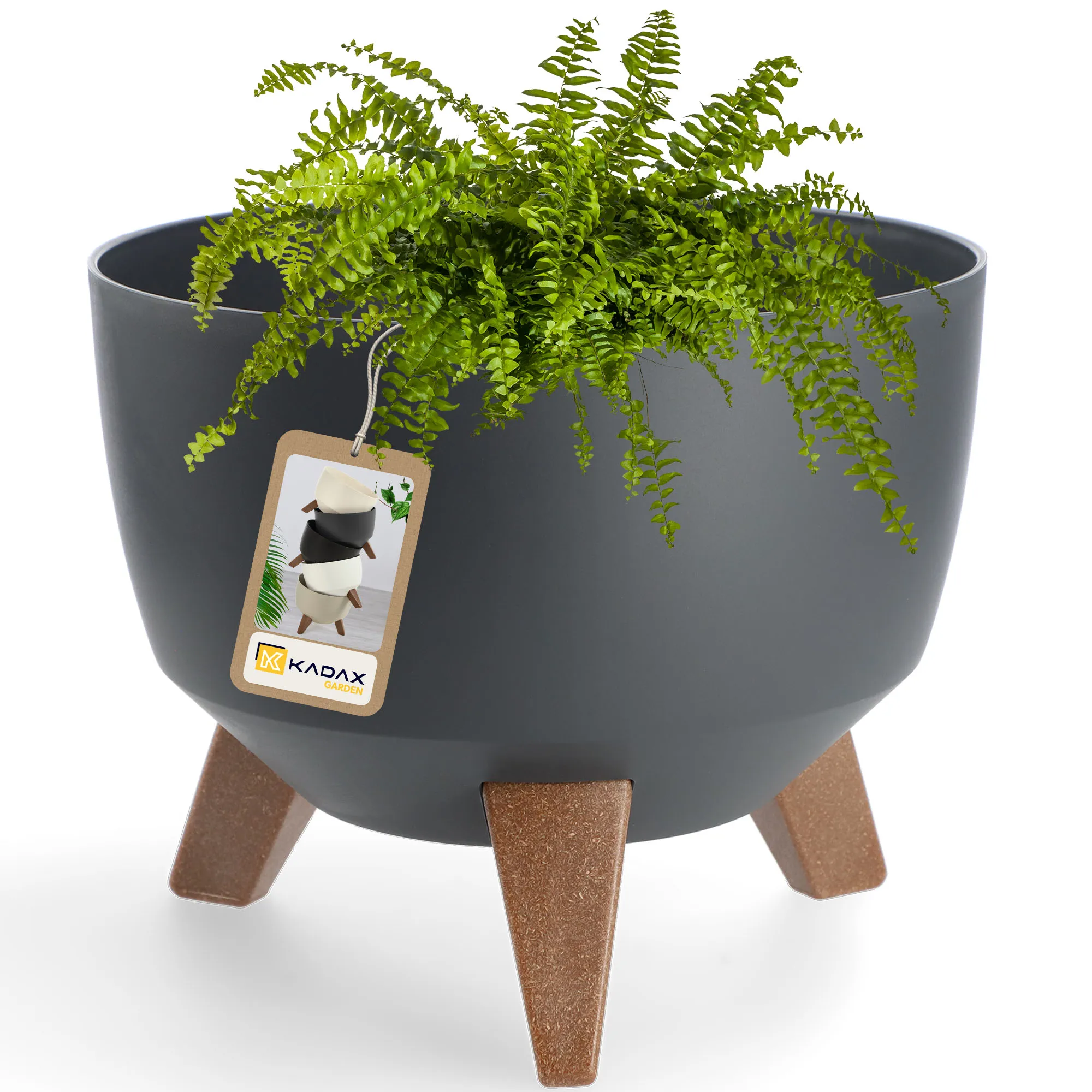 Luri gėlių dubuo su kojelėmis 24 cm