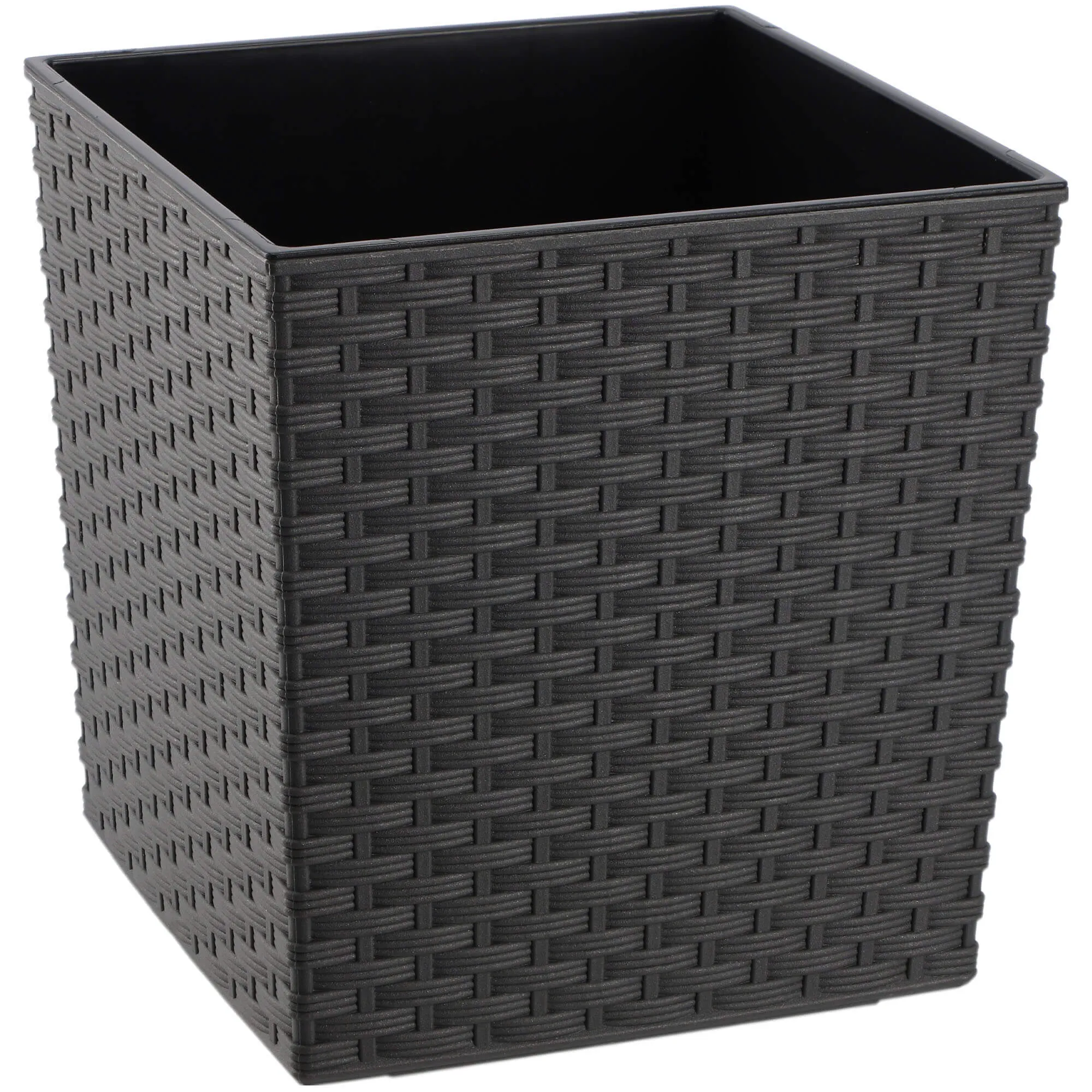 Gėlių vazonas su rotango įdėklu 19 cm