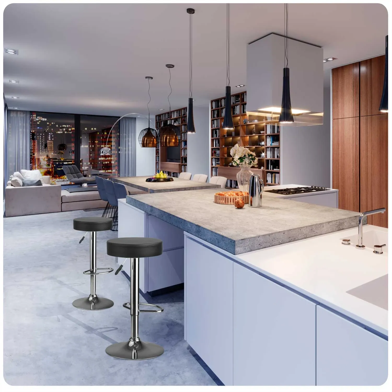 Imago baro kėdė, juoda - nuotrauka 1