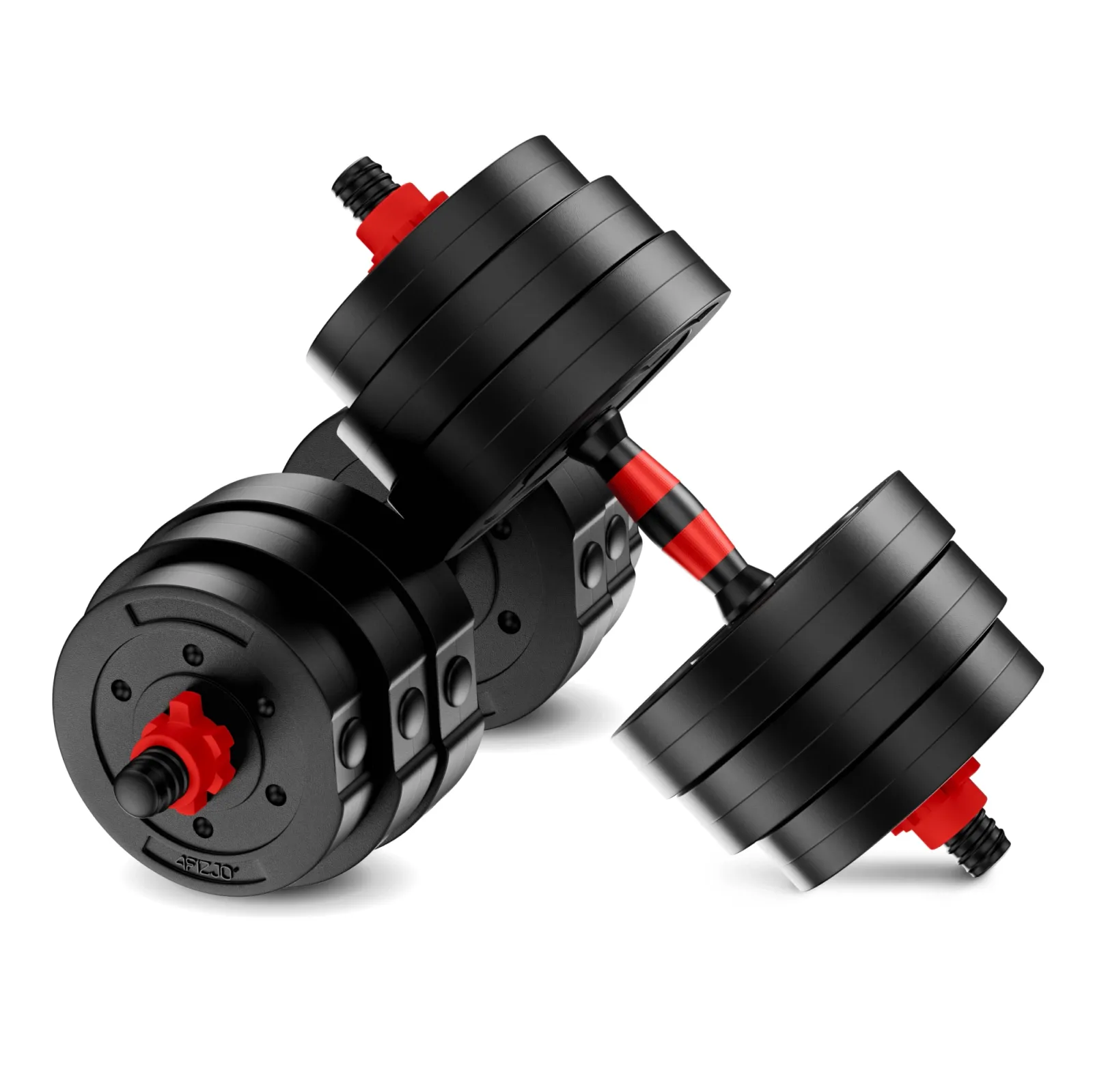 Bituminiai reguliuojamo svorio hanteliai 2 x 20 kg